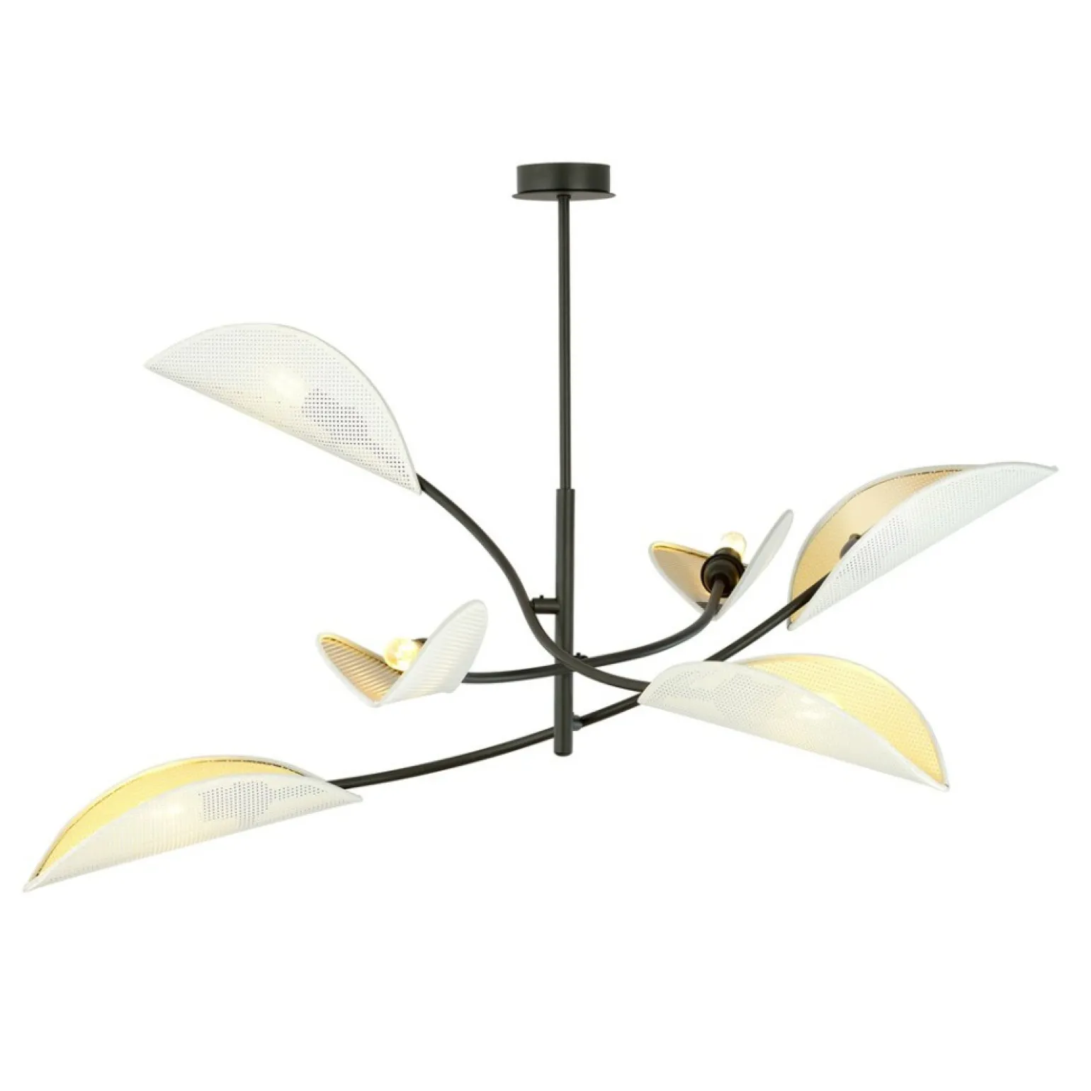 Shop Abażurowa, dekoracyjna lampa sufitowa 1107/6 LOTUS | Kaja Oświetlenie Żyrandole Nowoczesne