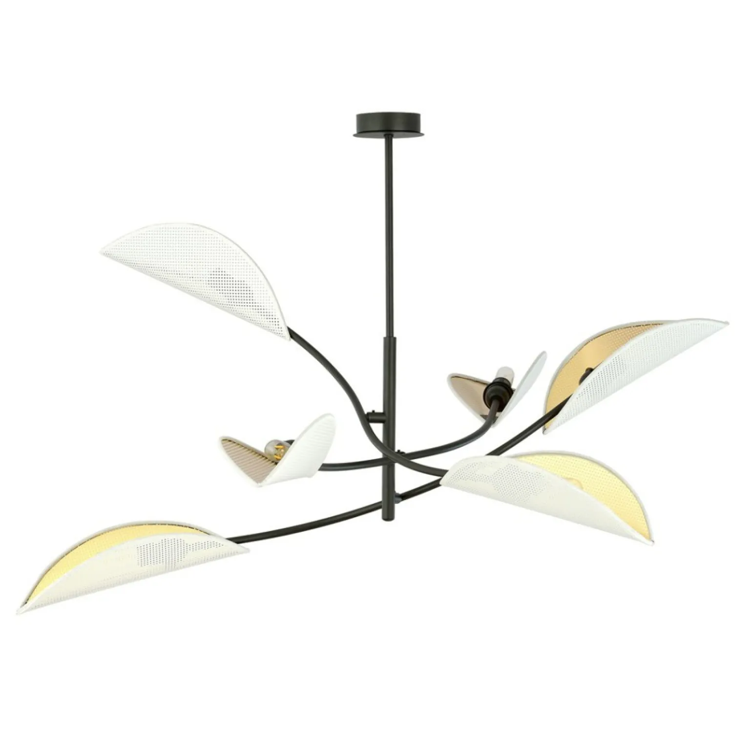 Shop Abażurowa, dekoracyjna lampa sufitowa 1107/6 LOTUS | Kaja Oświetlenie Żyrandole Nowoczesne
