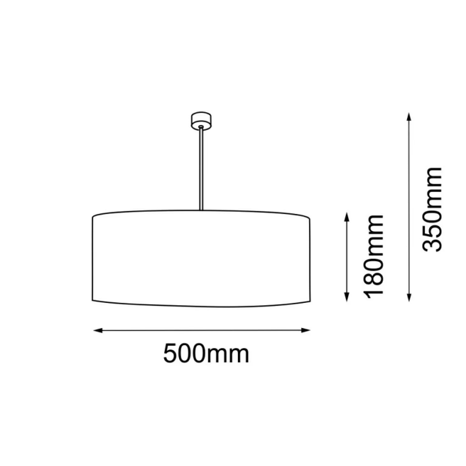 New Abażurowa, szeroka lampa wisząca ANT 5185 LAMEGO | Kaja Oświetlenie Żyrandole Nowoczesne
