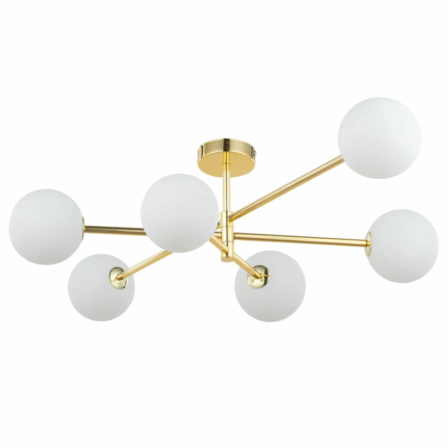 Sale Asymetryczna, złota lampa sufitowa modern classic TK 4739 - SARIUS Żyrandole Nowoczesne