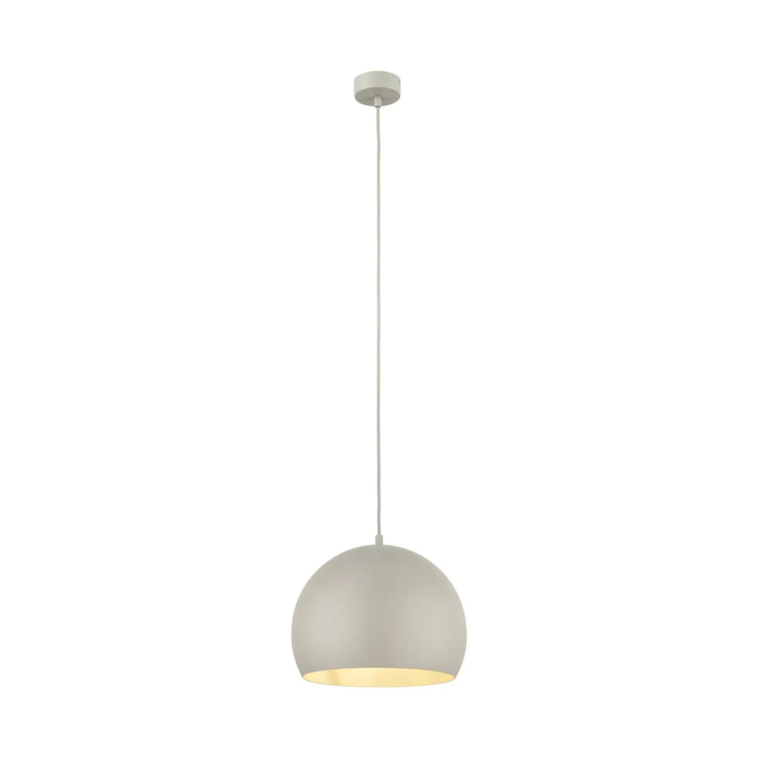 Outlet Beżowa, kulista lampa wisząca TK 10173 ZOE BEIGE | Kaja Oświetlenie Żyrandole Nowoczesne