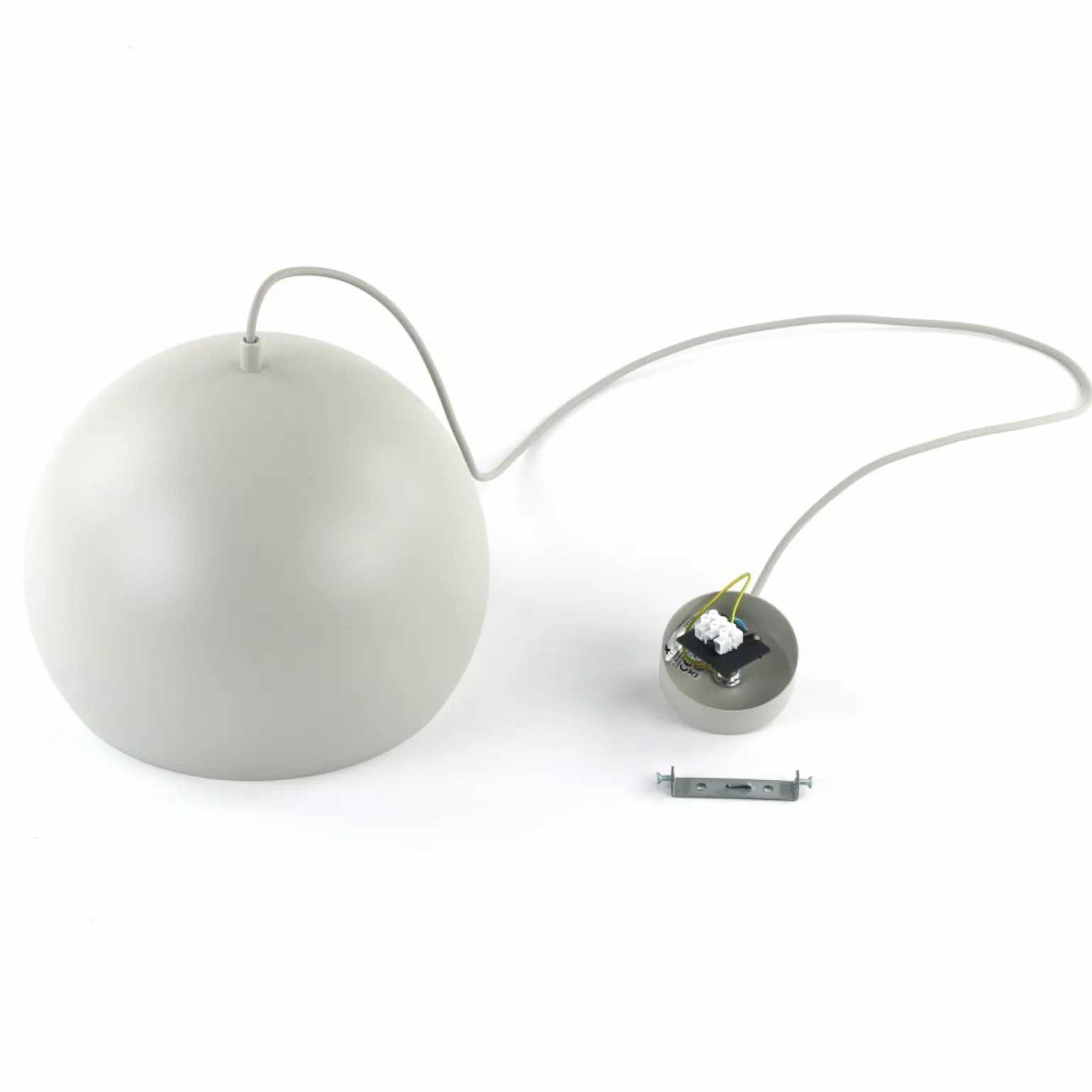 Outlet Beżowa, kulista lampa wisząca TK 10173 ZOE BEIGE | Kaja Oświetlenie Żyrandole Nowoczesne