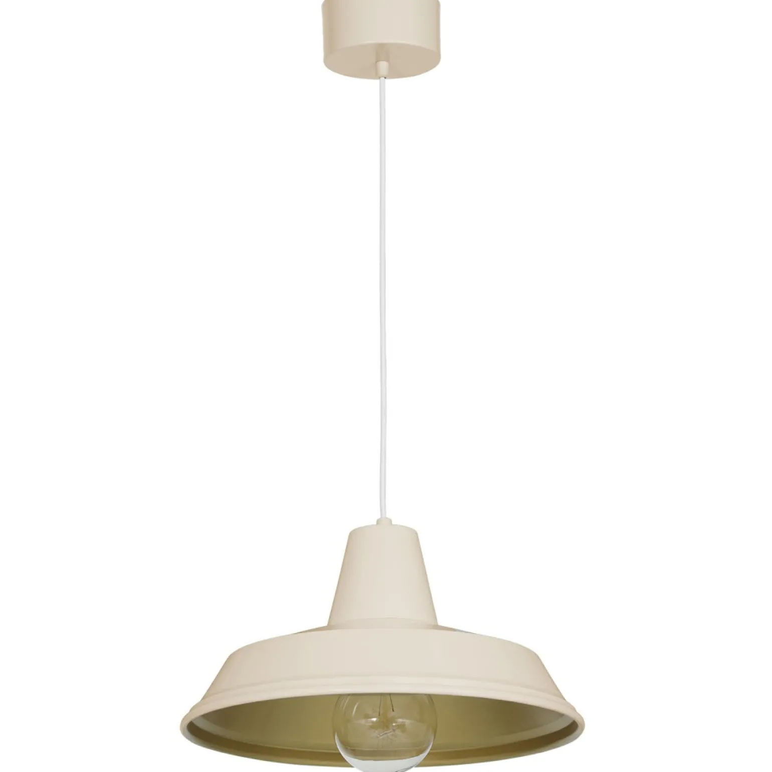 Best Sale Beżowo-złota, ponadczasowa lampa wisząca ⌀36 LX 4047 CLASS | Kaja Żyrandole Nowoczesne