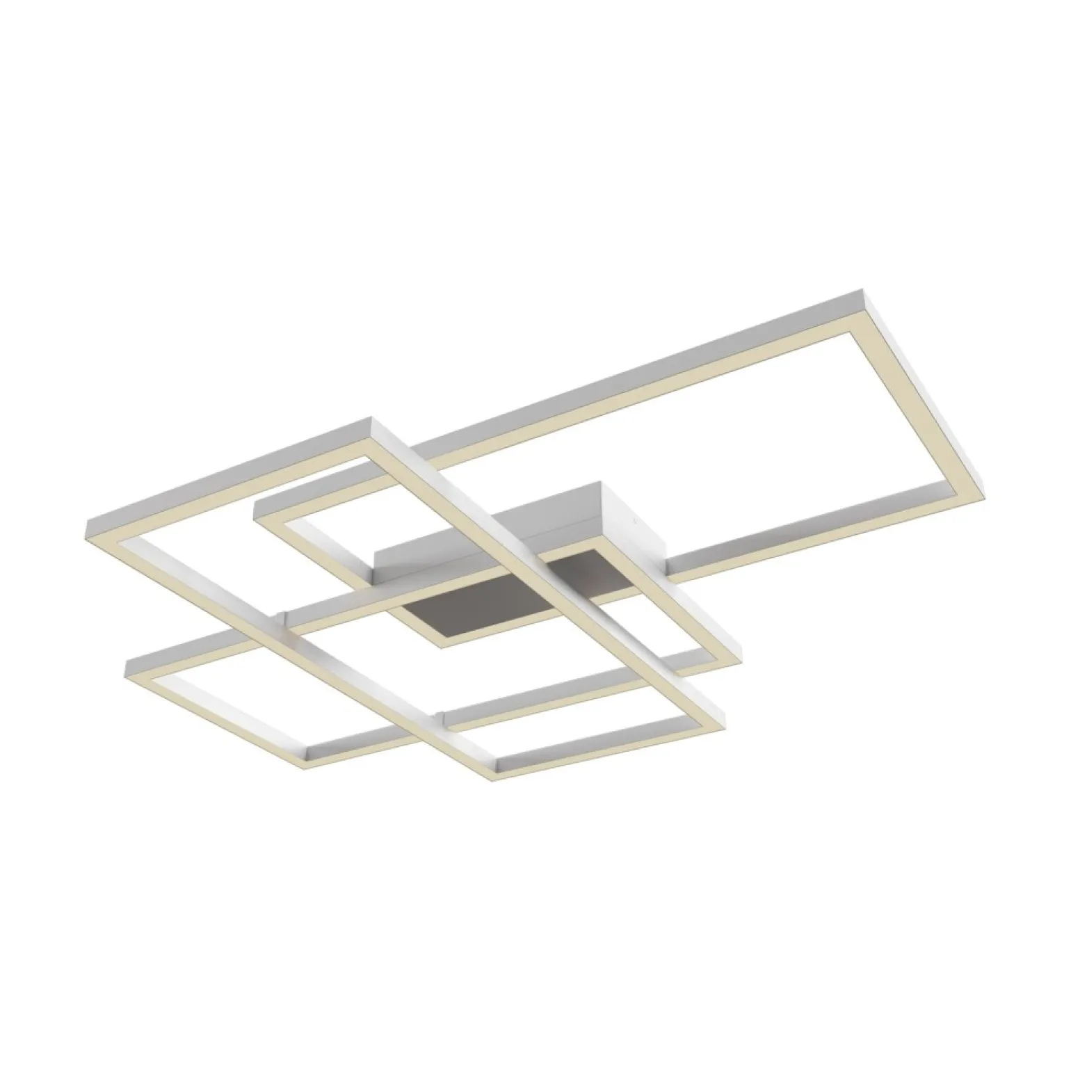Clearance Biała, geometryczna lampa sufitowa MOD015CL-L80WK z serii RIDA Żyrandole Nowoczesne