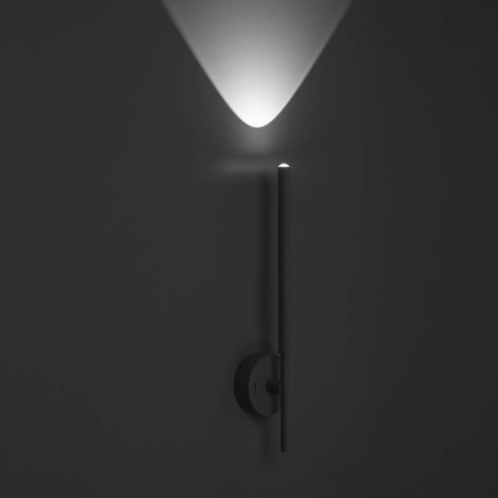 Sklep Kaja Biała lampa ścienna, wąska tuba TK 5396 FOCUS WHITE | Kaja Oświetlenie* Lampy Led