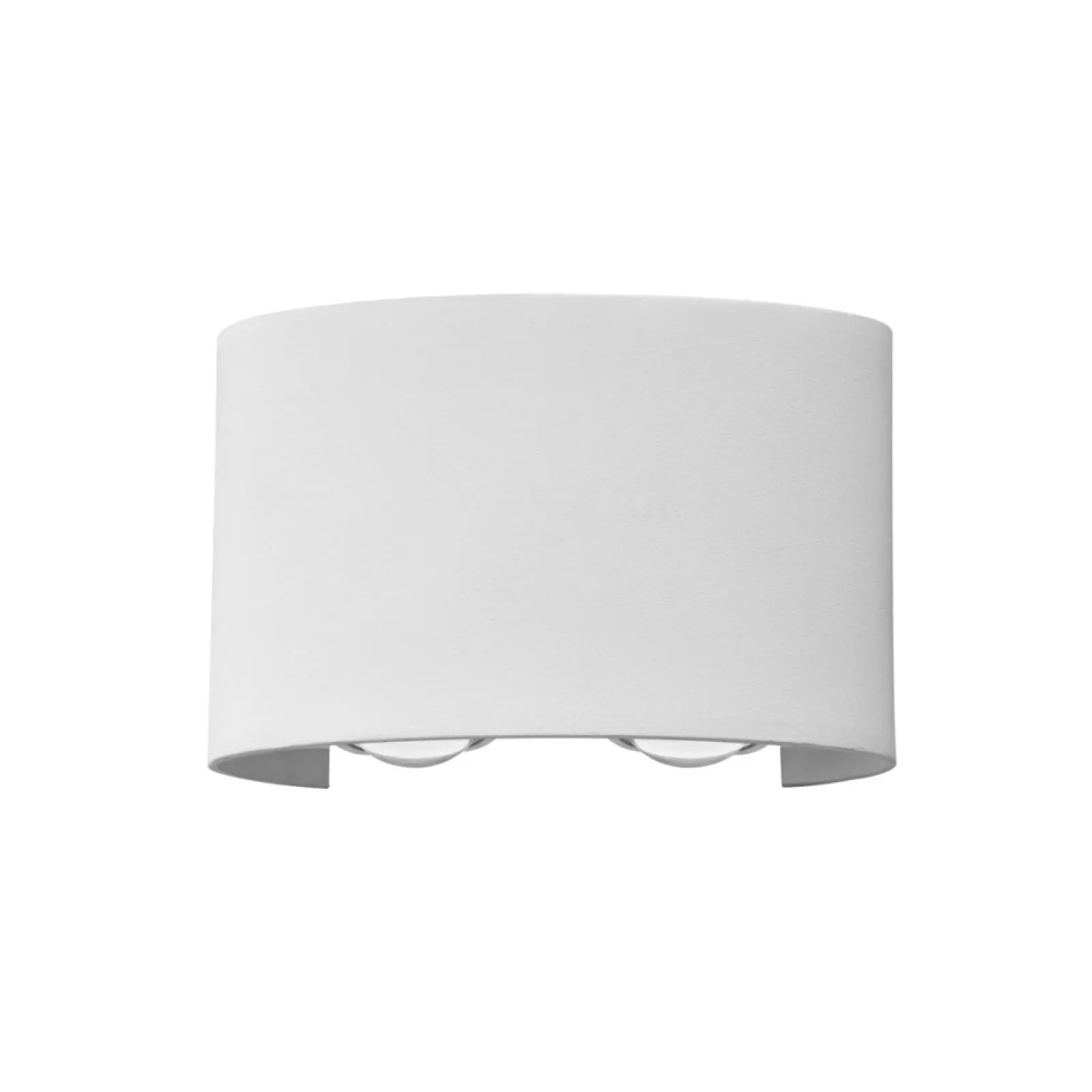 Sklep Kaja Biała lampa elewacyjna LED 4W 3000K OWL-6650-2-WH-3K ORTELO | Kaja* Kinkiety Ogrodowe