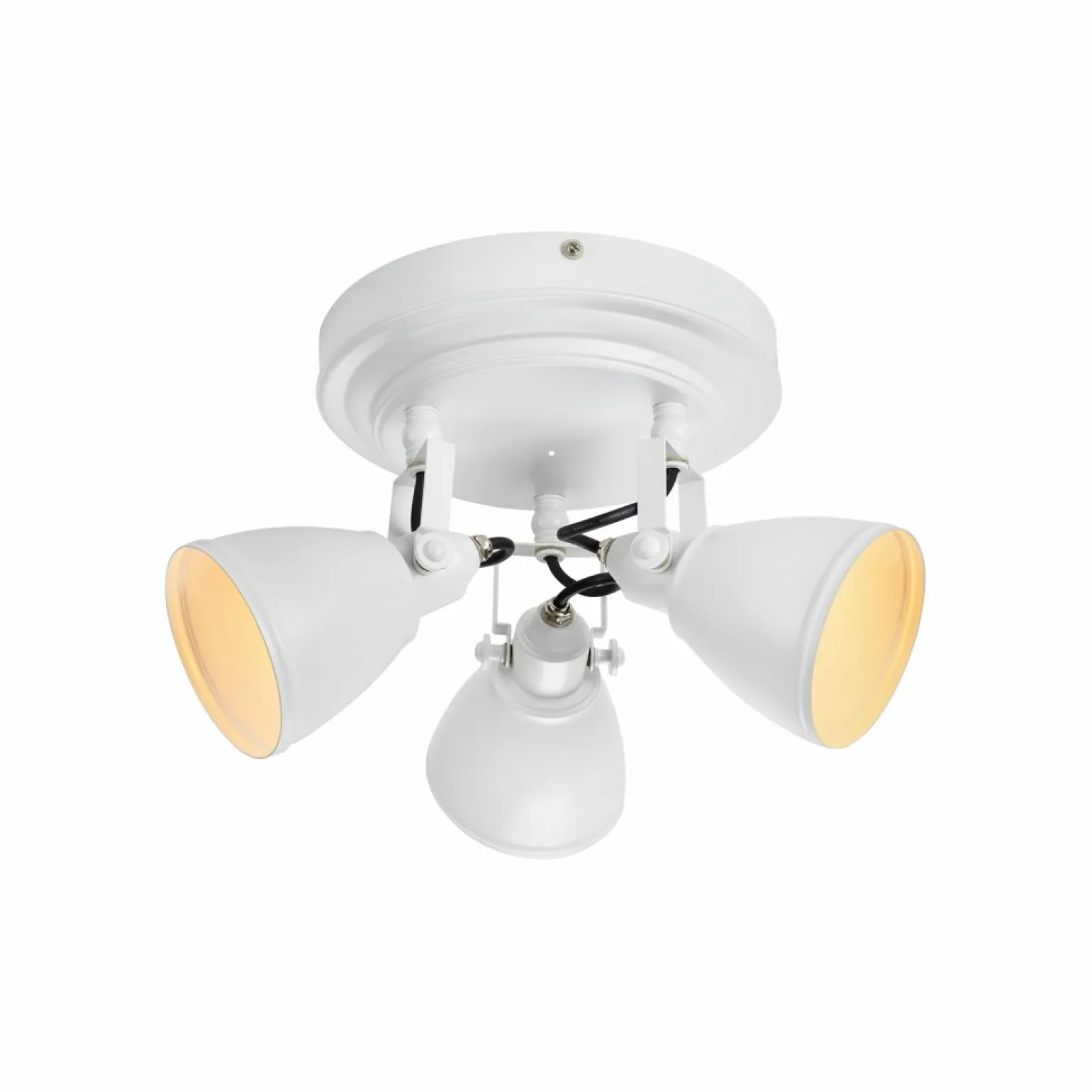Clearance Biała lampa sufitowa z trzema źródłami światła 108083 | Kaja Żyrandole Nowoczesne