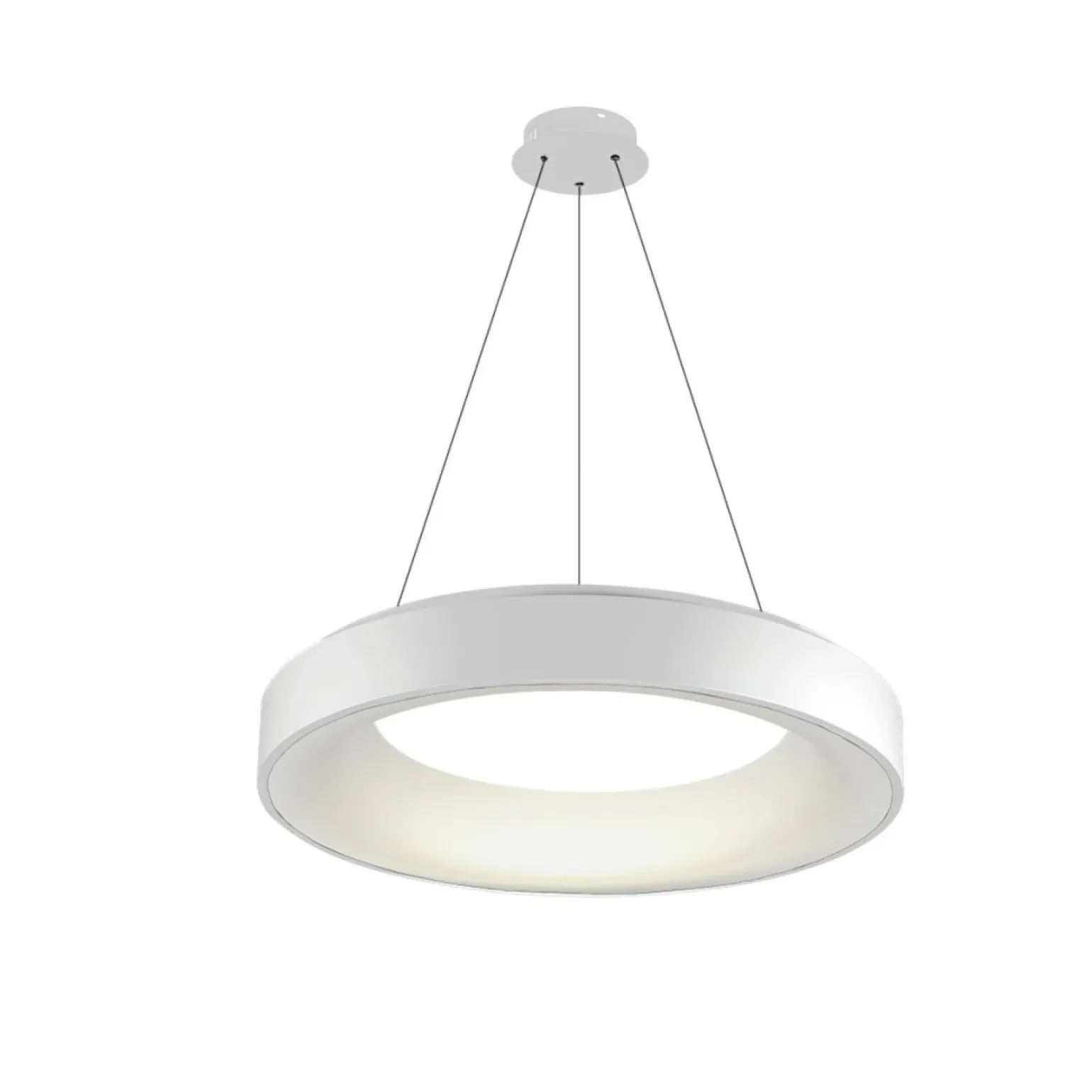 Best Sale Biała lampa wisząca LED ze ściemniaczem AZ3436 SOVANA | Kaja Żyrandole Nowoczesne