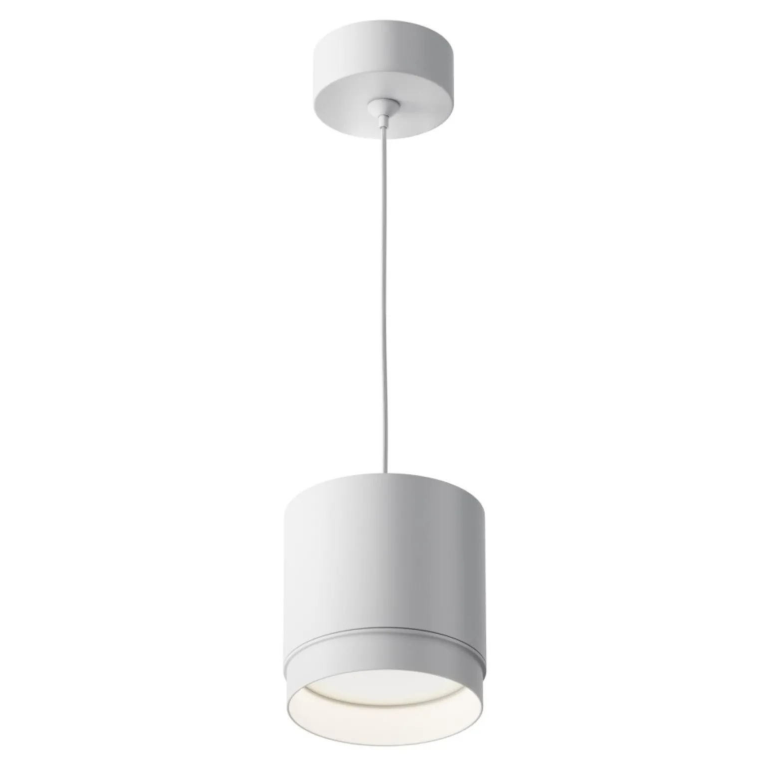 Cheap Biała lampa wisząca, regulowana wysokość P088PL-GX53-W z serii POLAR Żyrandole Nowoczesne