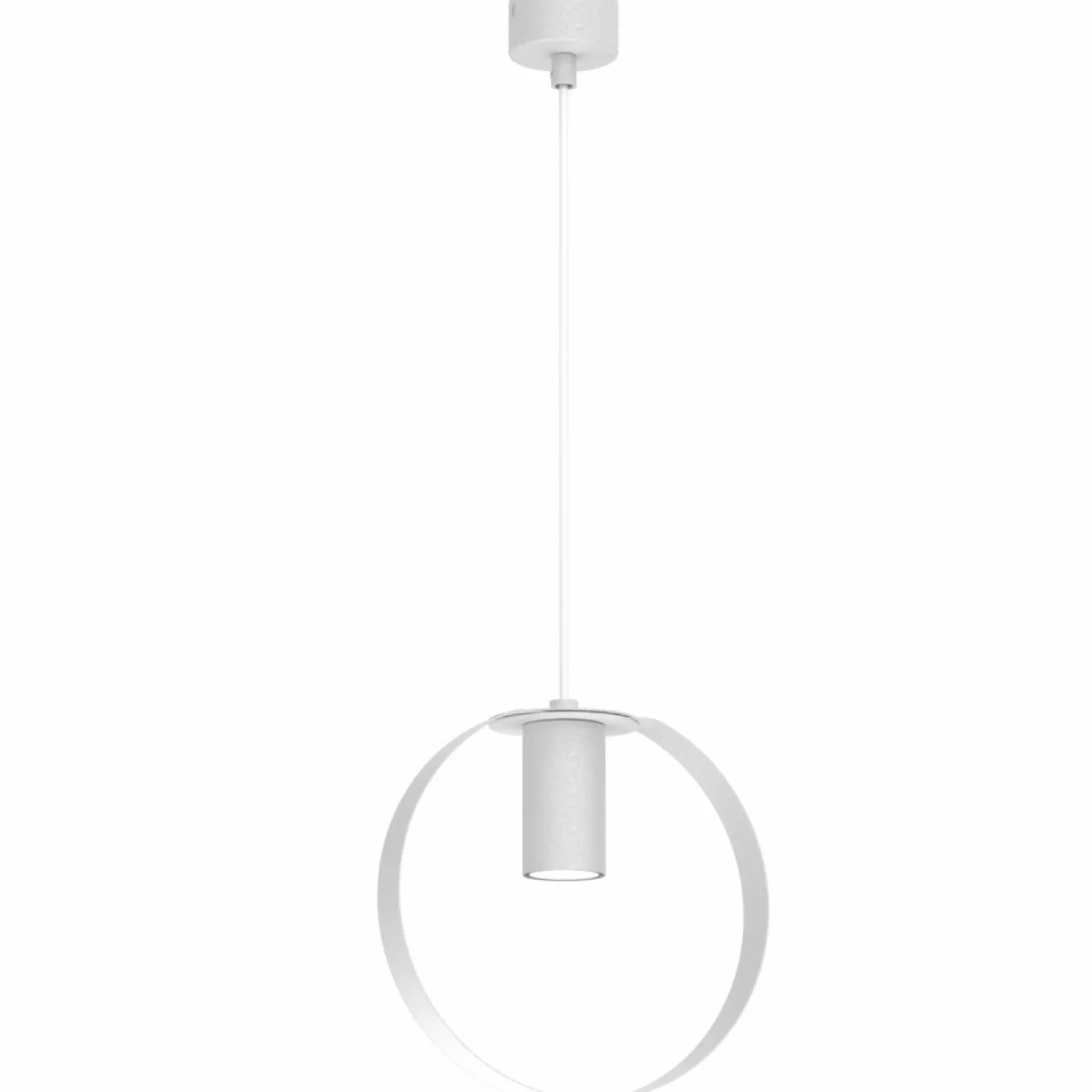 Sale Biała lampa wisząca z gwintem GU10 ⌀20cm ANT 5042 ORTIGA | Kaja Żyrandole Nowoczesne