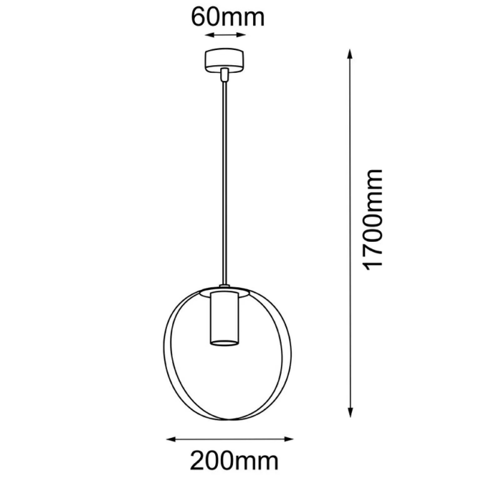 Sale Biała lampa wisząca z gwintem GU10 ⌀20cm ANT 5042 ORTIGA | Kaja Żyrandole Nowoczesne