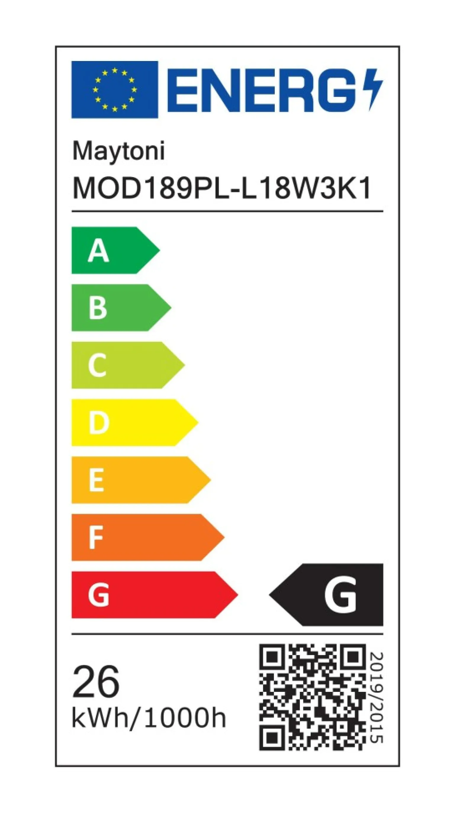Cheap Biała lampa wisząca, zintergowany LED MOD189PL-L18W3K1 z serii GERHARD Żyrandole Nowoczesne