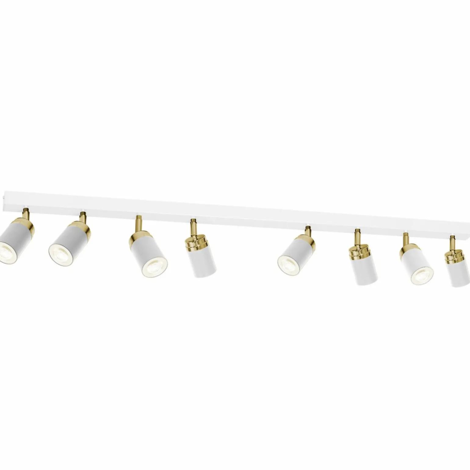 Shop Biała lampa zmioma reflektorkami LX 5159 z serii RENO | Kaja Żyrandole Nowoczesne