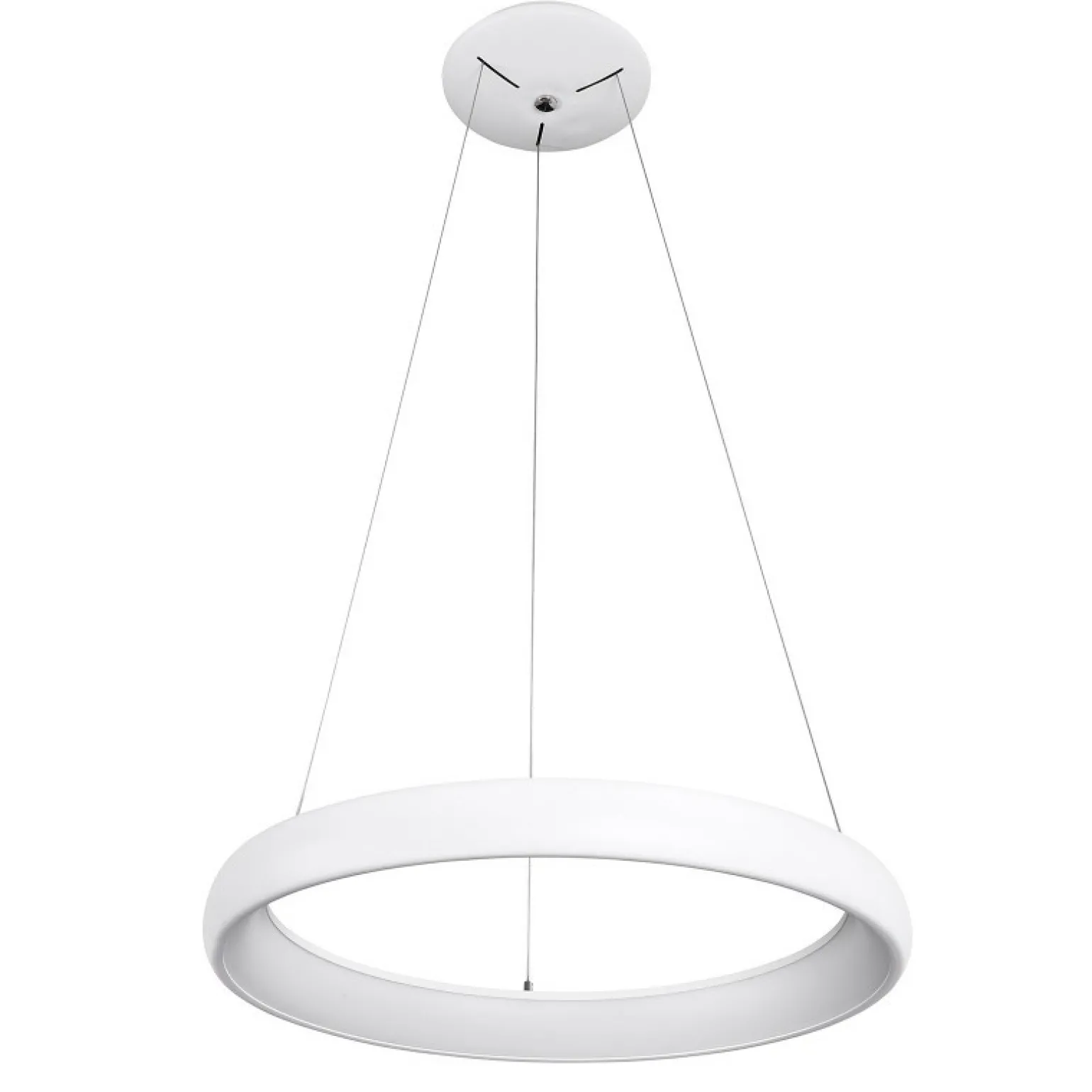 Discount Biała, ledowa obręcz 4000K 61cm 5280-850RP-WH-4 z serii ALESSIA | Kaja Żyrandole Nowoczesne