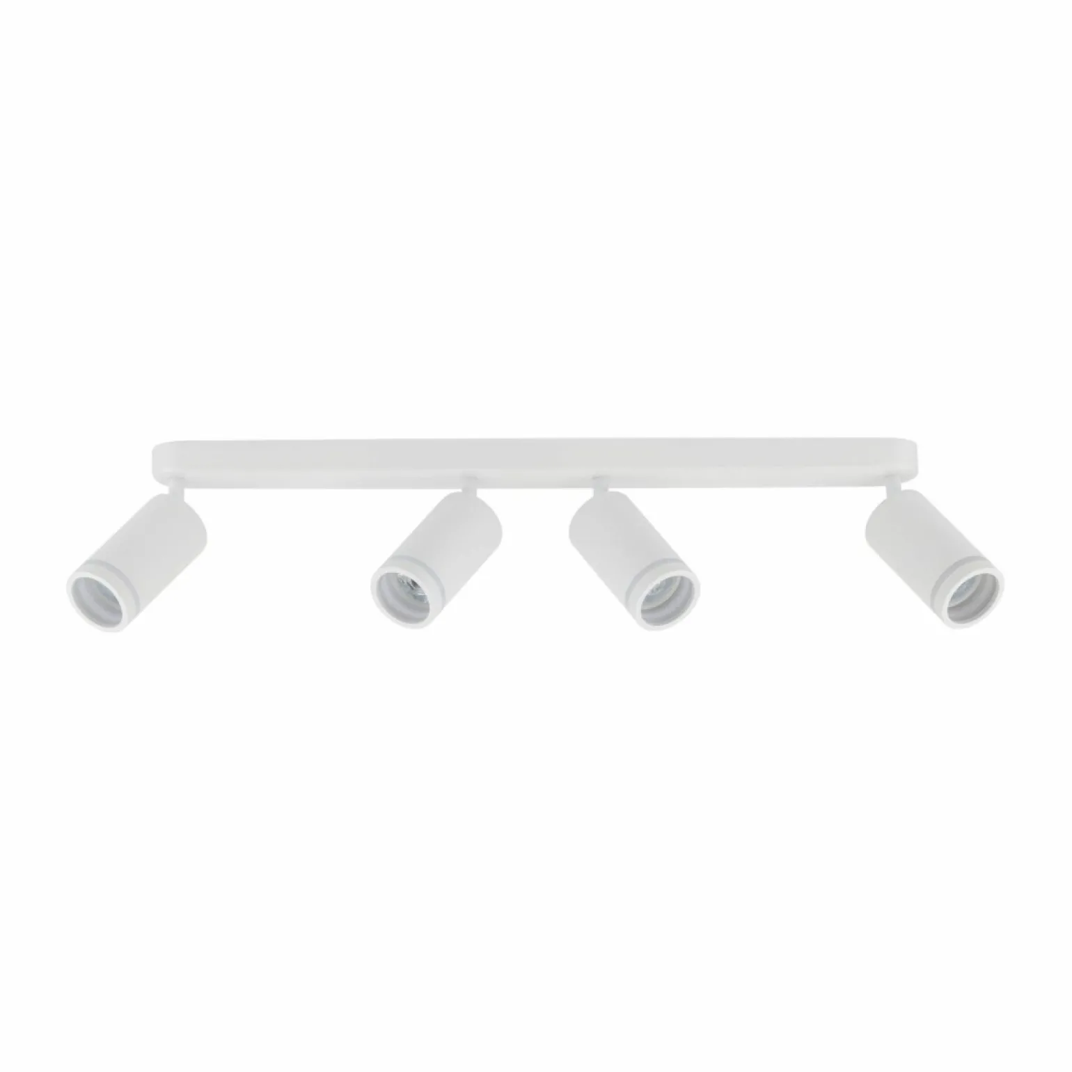 Discount Biała listwa sufitowa, regulowane spoty TK 6917 JET WHITE | Kaja Żyrandole Nowoczesne