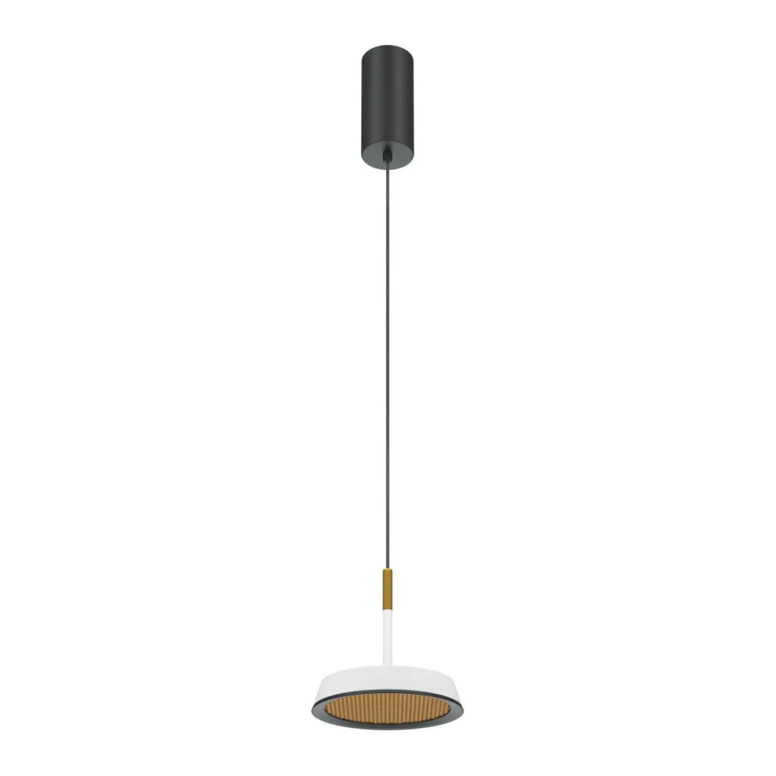 New Biała, nowoczesna lampa wisząca, do kuchni MOD041PL-L15WG3K z serii EL Żyrandole Nowoczesne