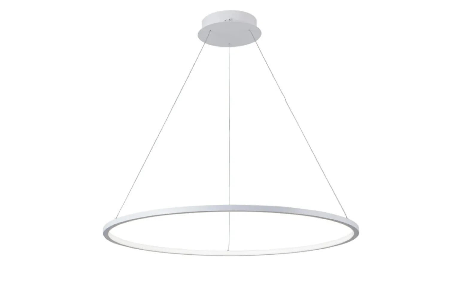 Cheap Biała obręcz LED ⌀100 PND-56135B-100RPC-WH-3KS4K-TRDIMM VINOLA | Kaja Żyrandole Nowoczesne