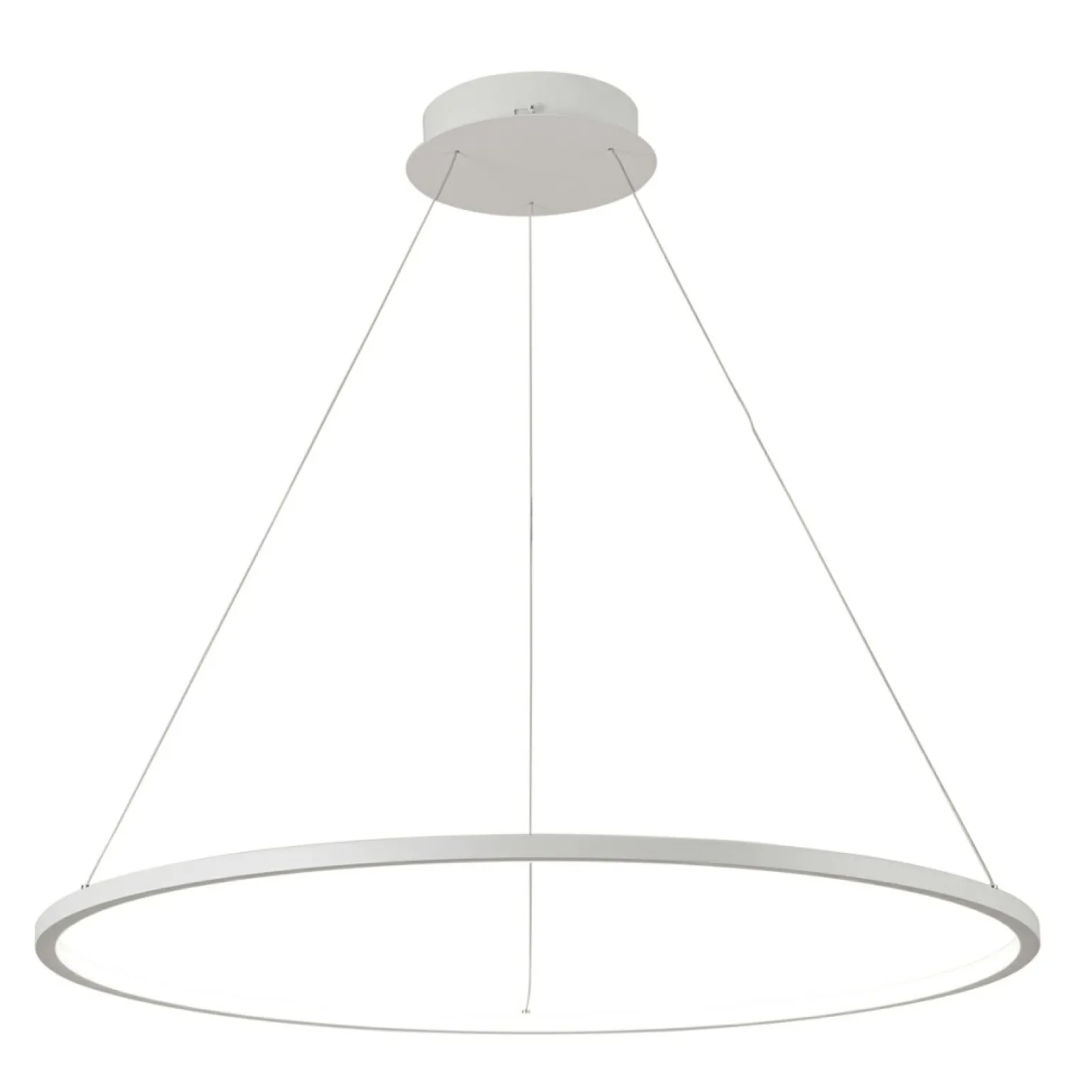 Cheap Biała obręcz LED ⌀100 PND-56135B-100RPC-WH-3KS4K-TRDIMM VINOLA | Kaja Żyrandole Nowoczesne