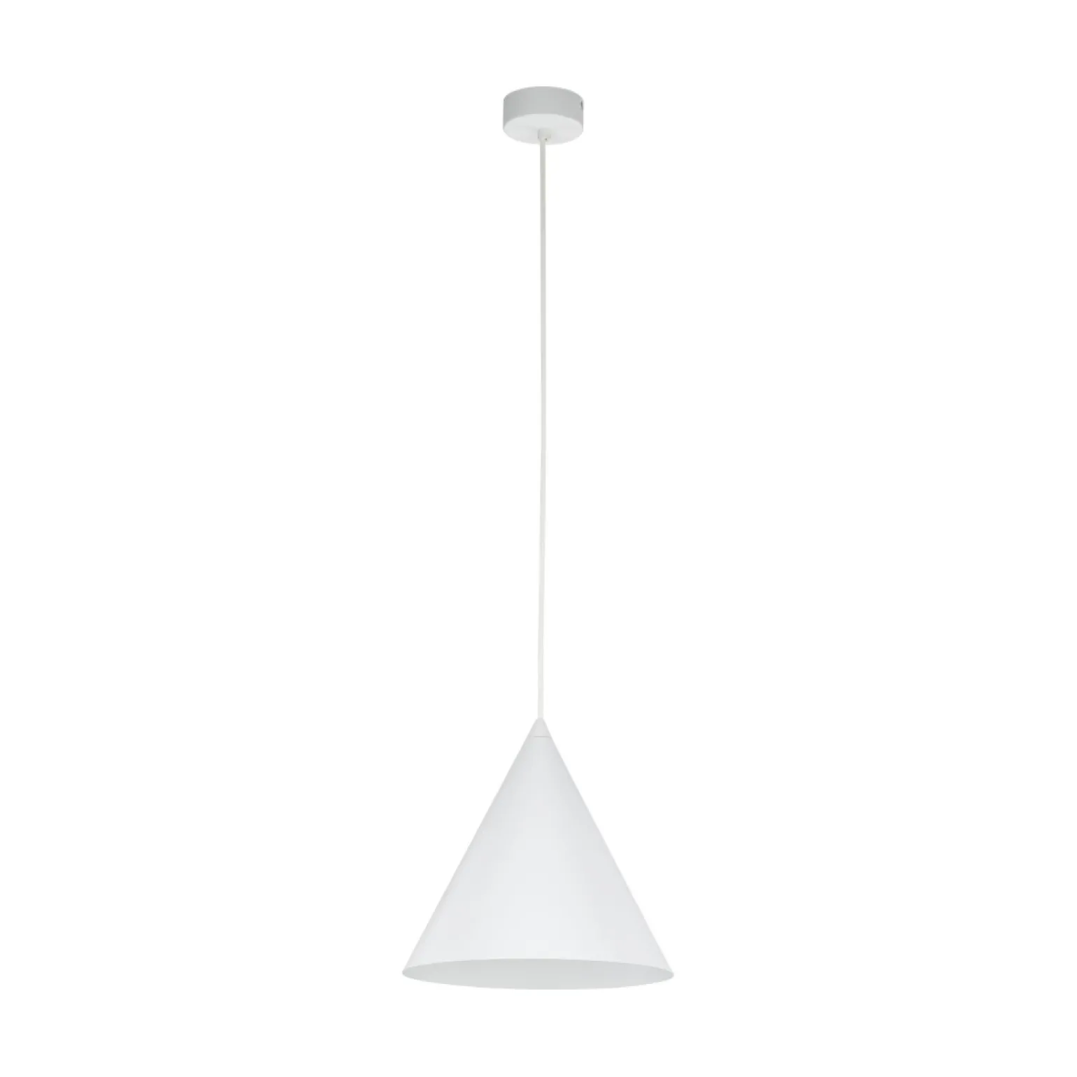Online Biała, stożkowa lampa wisząca do kuchni ⌀25cm TK 10008 CONO | Kaja Żyrandole Nowoczesne