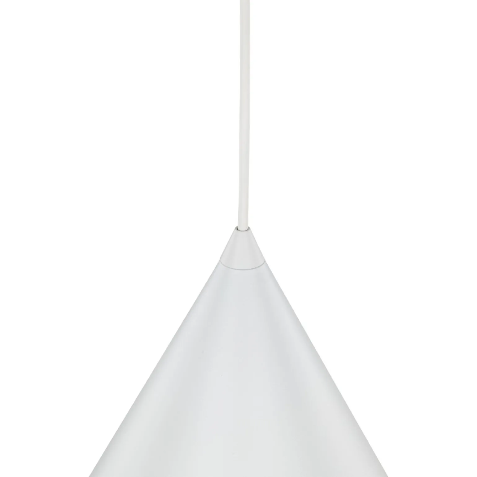 Online Biała, stożkowa lampa wisząca do kuchni ⌀25cm TK 10008 CONO | Kaja Żyrandole Nowoczesne