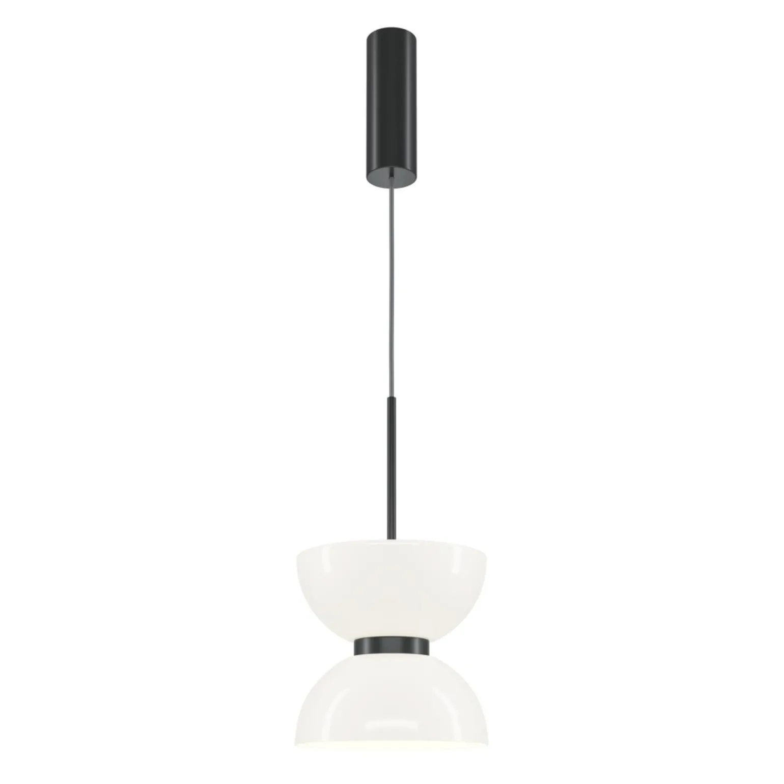 Cheap Biało-czarna lampa, zintegrowany LED MOD178PL-L11B3K z serii KYOTO Żyrandole Nowoczesne