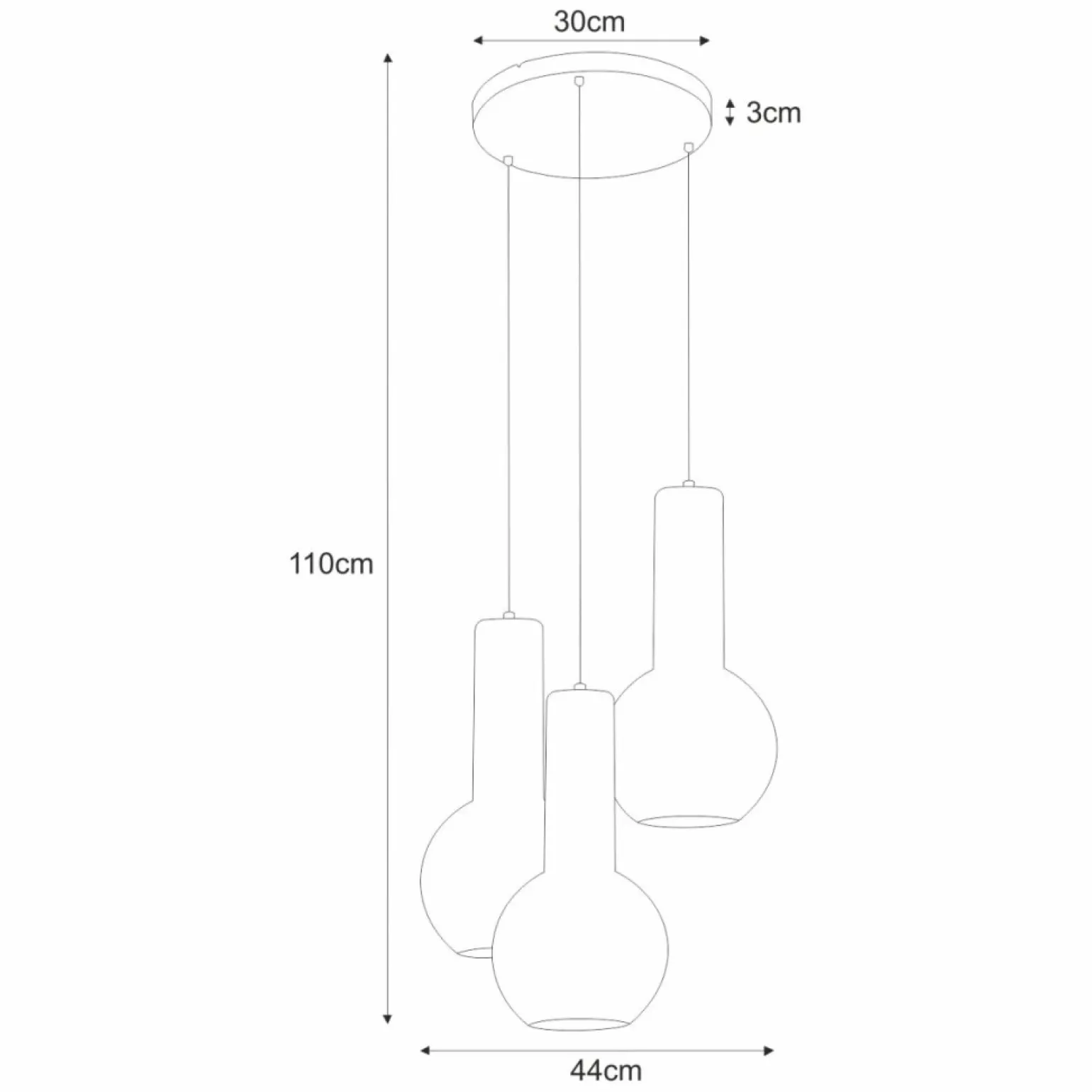 Store Biało-złota, druciana lampa wisząca K-4527 ARVI WHITE | Kaja Żyrandole Nowoczesne