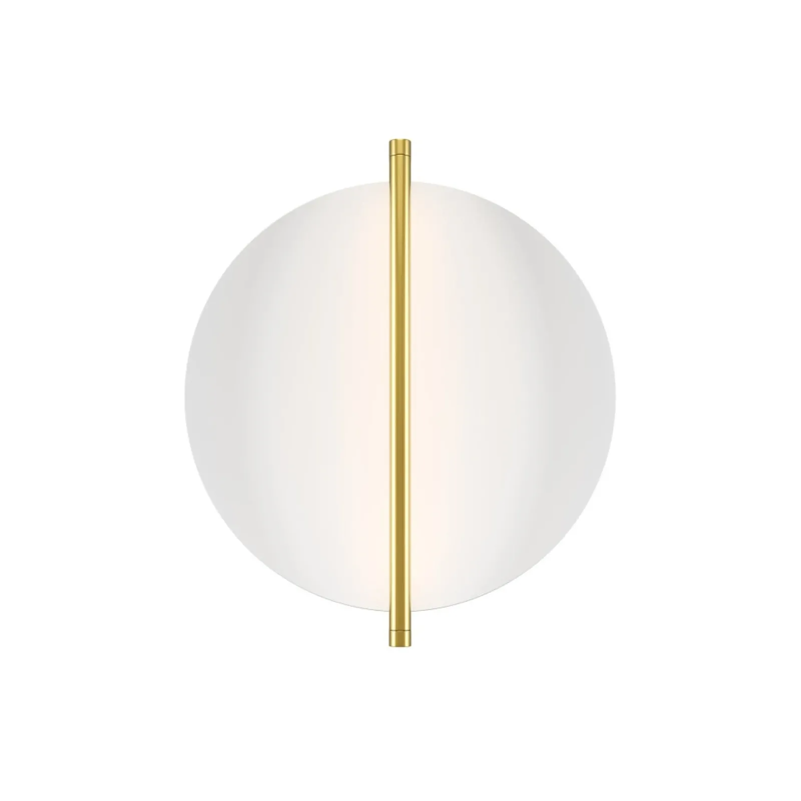 Sklep Kaja Biało-złota lampa ścienna, kształt okręgu MOD279WL-L14G3K z serii MIRA* Lampy Led
