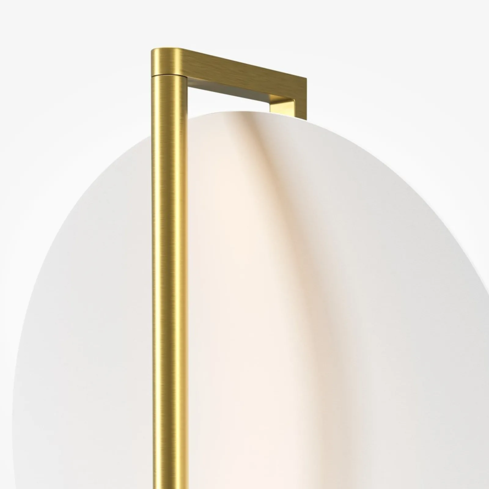 Sklep Kaja Biało-złota lampa ścienna, kształt okręgu MOD279WL-L14G3K z serii MIRA* Lampy Led