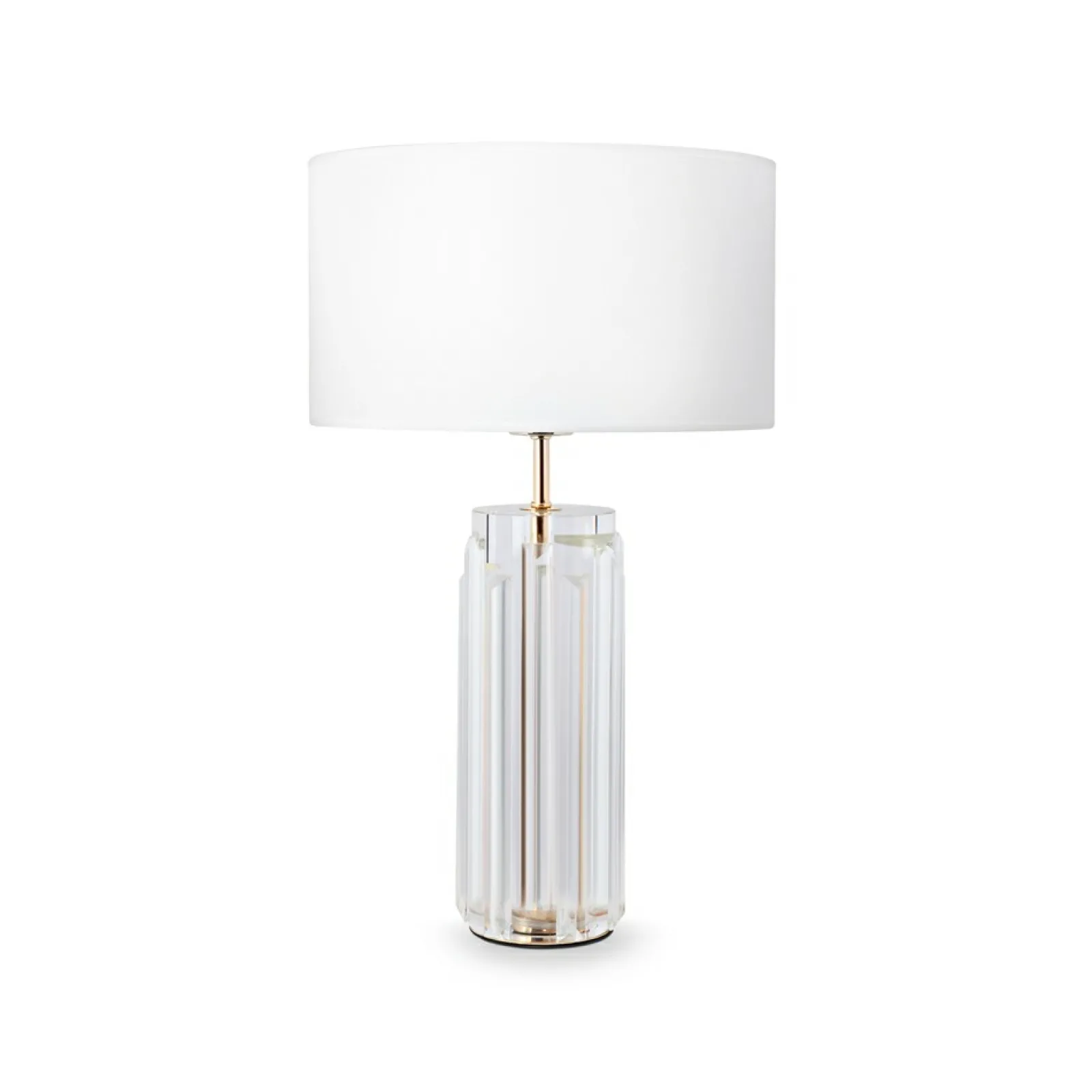 Sklep Kaja Biało-złota lampka nocna, do sypialni MOD304TL-01G z serii MUSE | Kaja* Lampki Stołowe Z Abażurem | Nowoczesne Lampki Stołowe