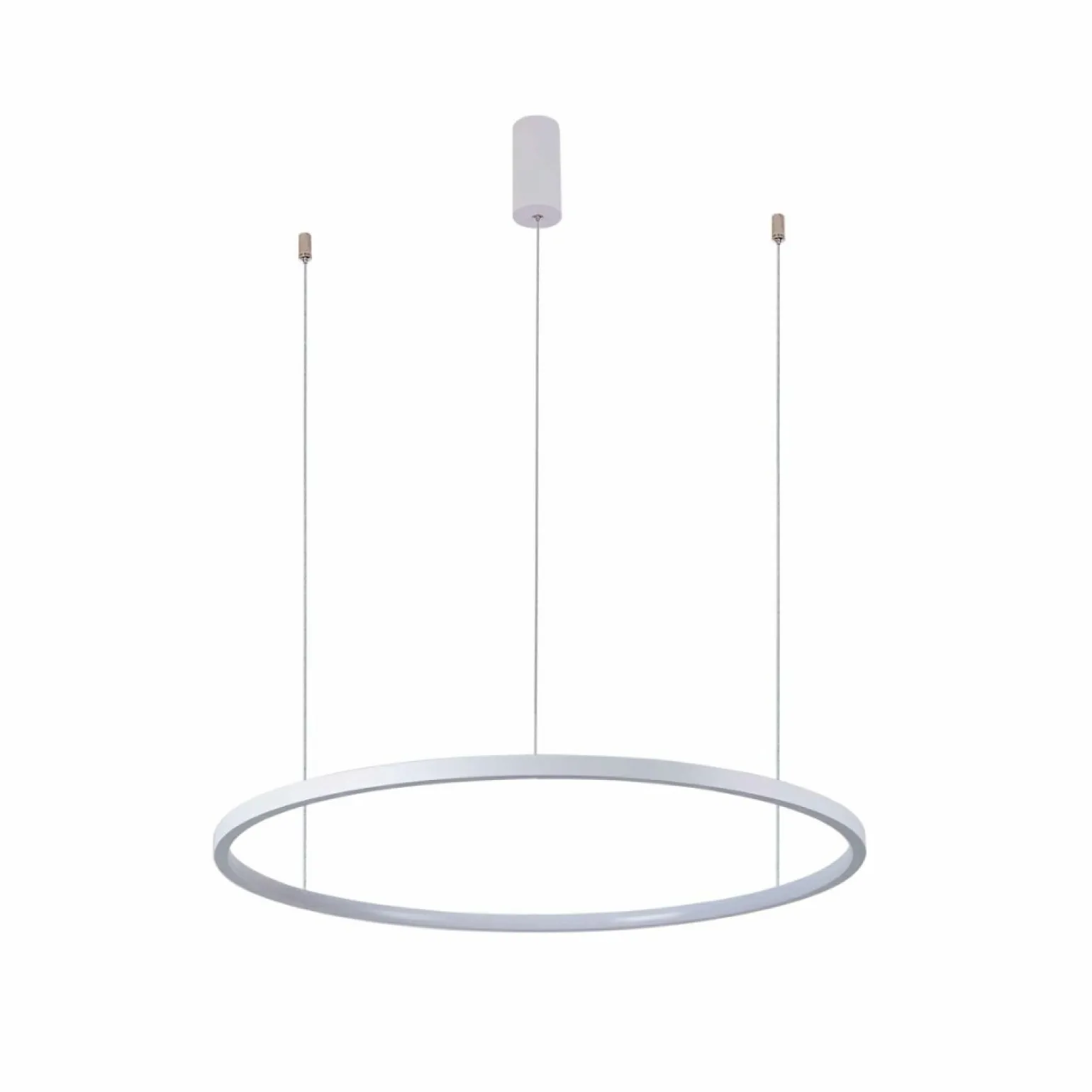 New Biały okrąg LED ⌀60 PND-56135B-060RPP-WH-3KS4K-TRDIMM VINOLA | Kaja Żyrandole Nowoczesne