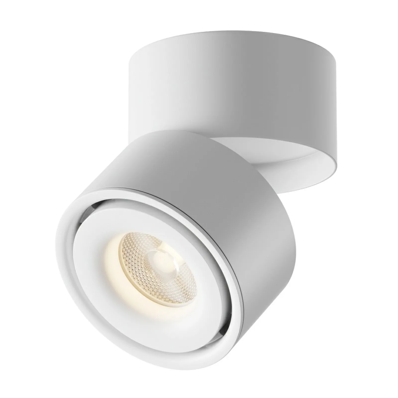 Sklep Kaja Biały, okrągły, ruchomy spot LED 3000K 1020lm C084CL-15W3K-D-W – YIN* Lampy Led