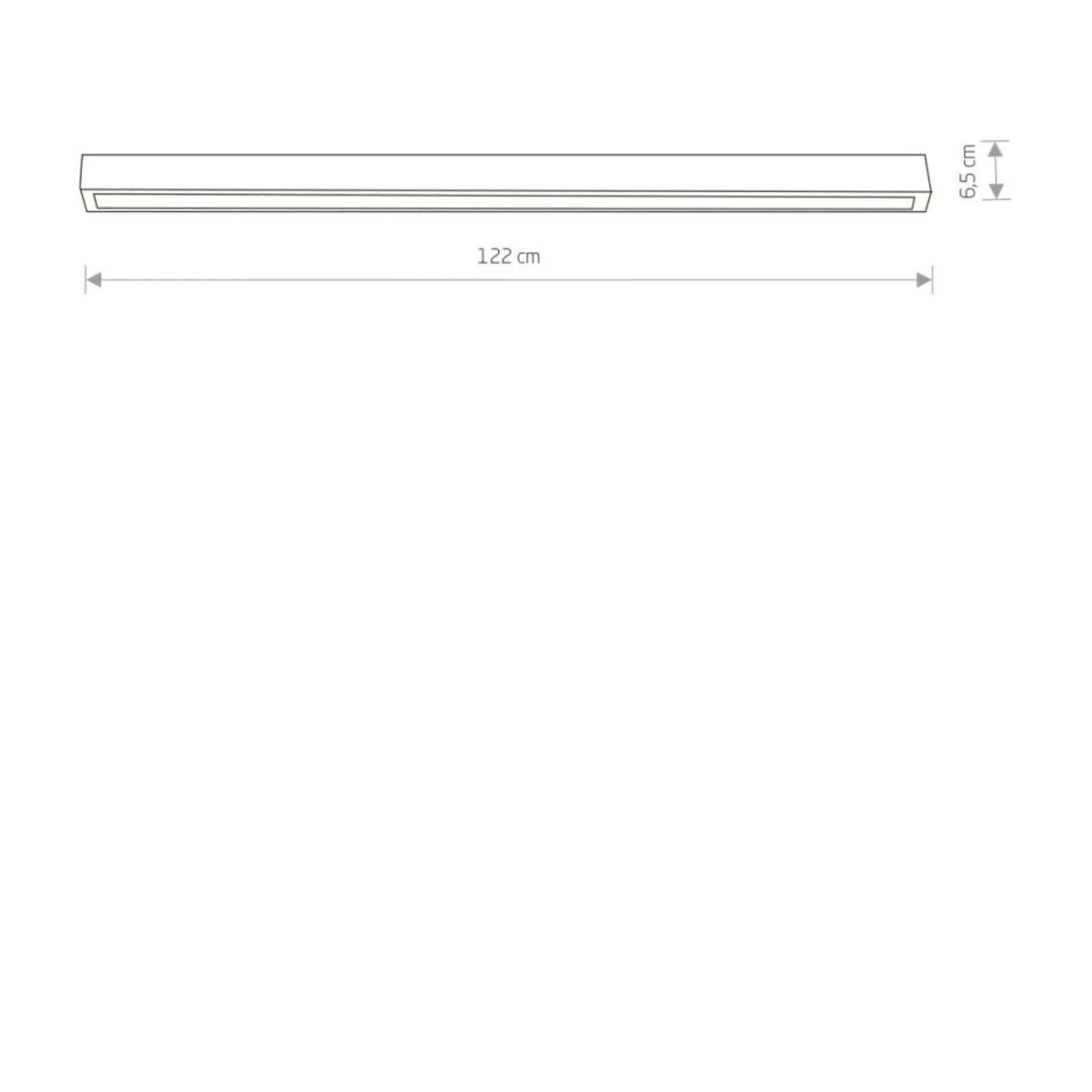 Sklep Kaja plafon, podłużny, szerokość 120 cm, 22W 7556 | Kaja Oświetlenie* Plafony Nowoczesne
