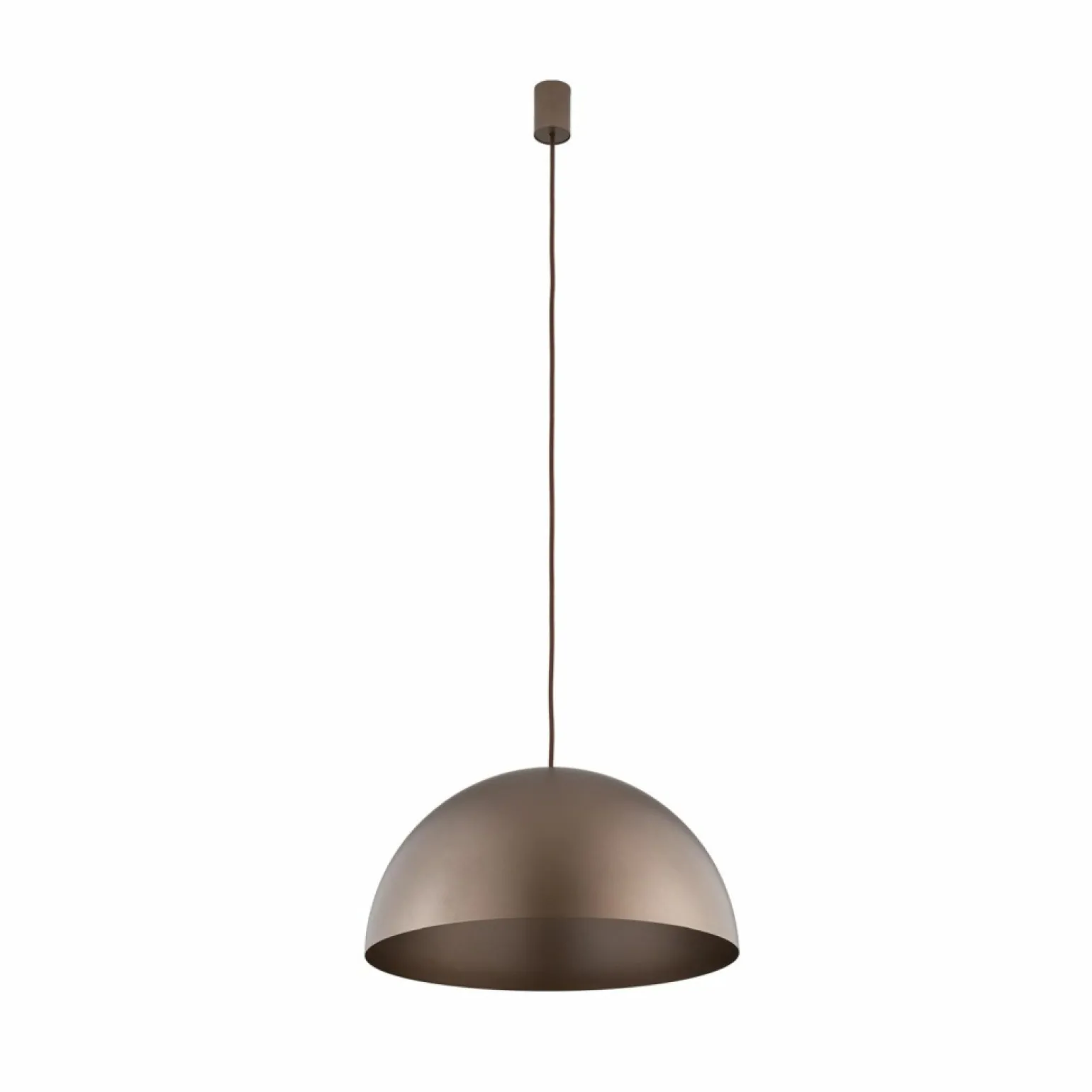 Discount Brązowa lampa do salonu w stylu rustykalnym 10296 HEMISPHERE | Kaja Żyrandole Nowoczesne