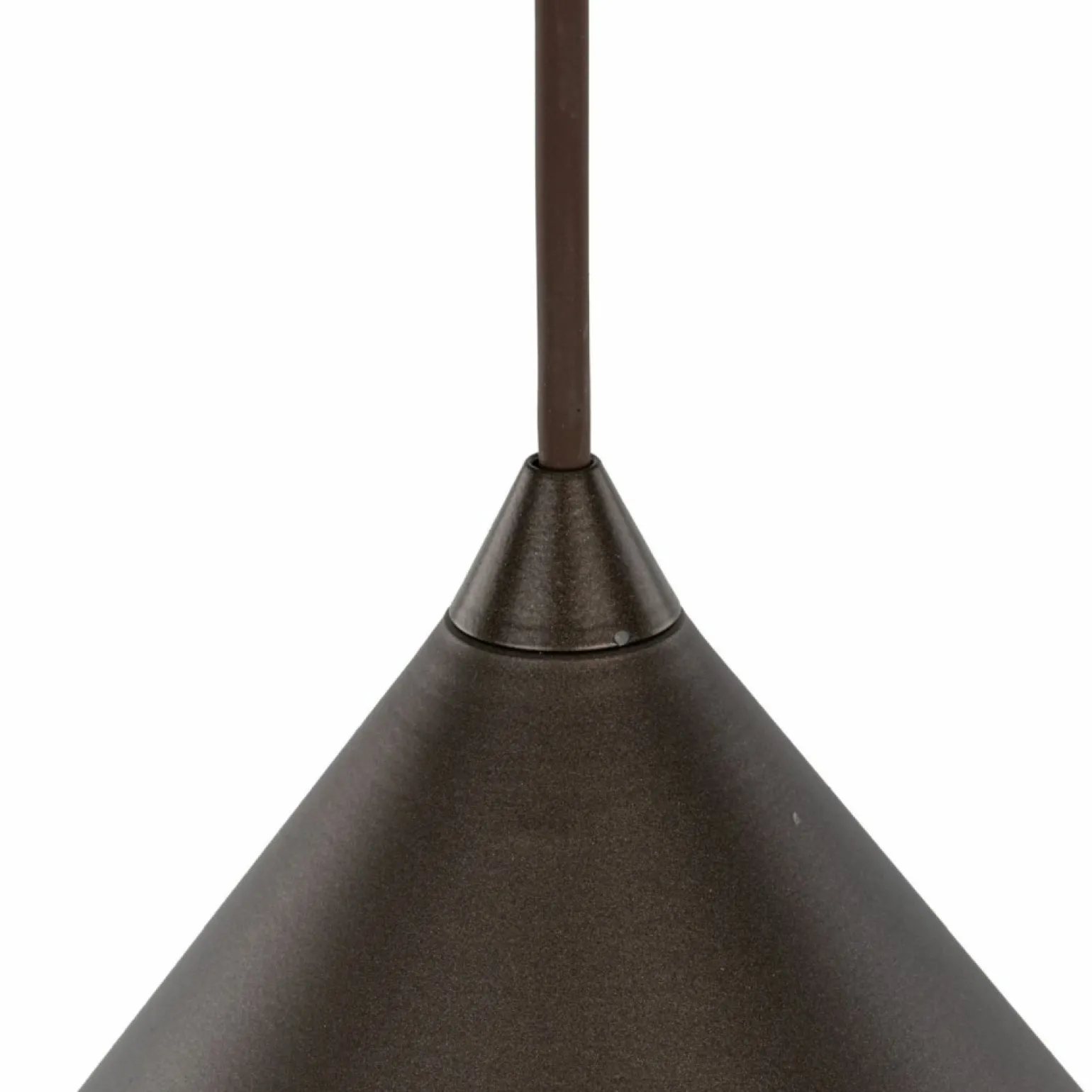 Outlet Brązowa lampa wisząca do sypialni TK 10062 CONO BROWN | Kaja Żyrandole Nowoczesne