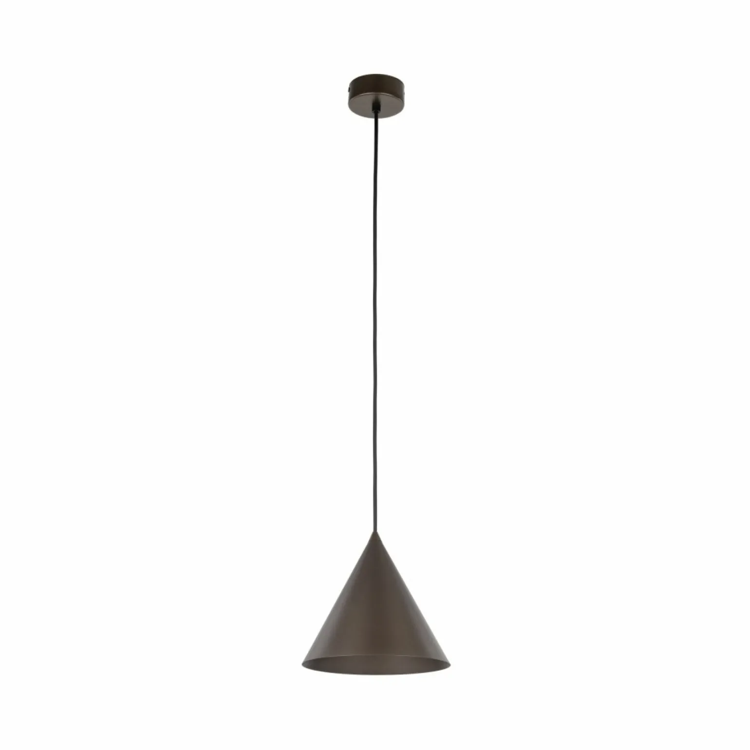 Clearance Brązowa, stożkowa lampa wisząca ⌀19cm TK 10073 CONO | Kaja Oświetlenie Żyrandole Nowoczesne