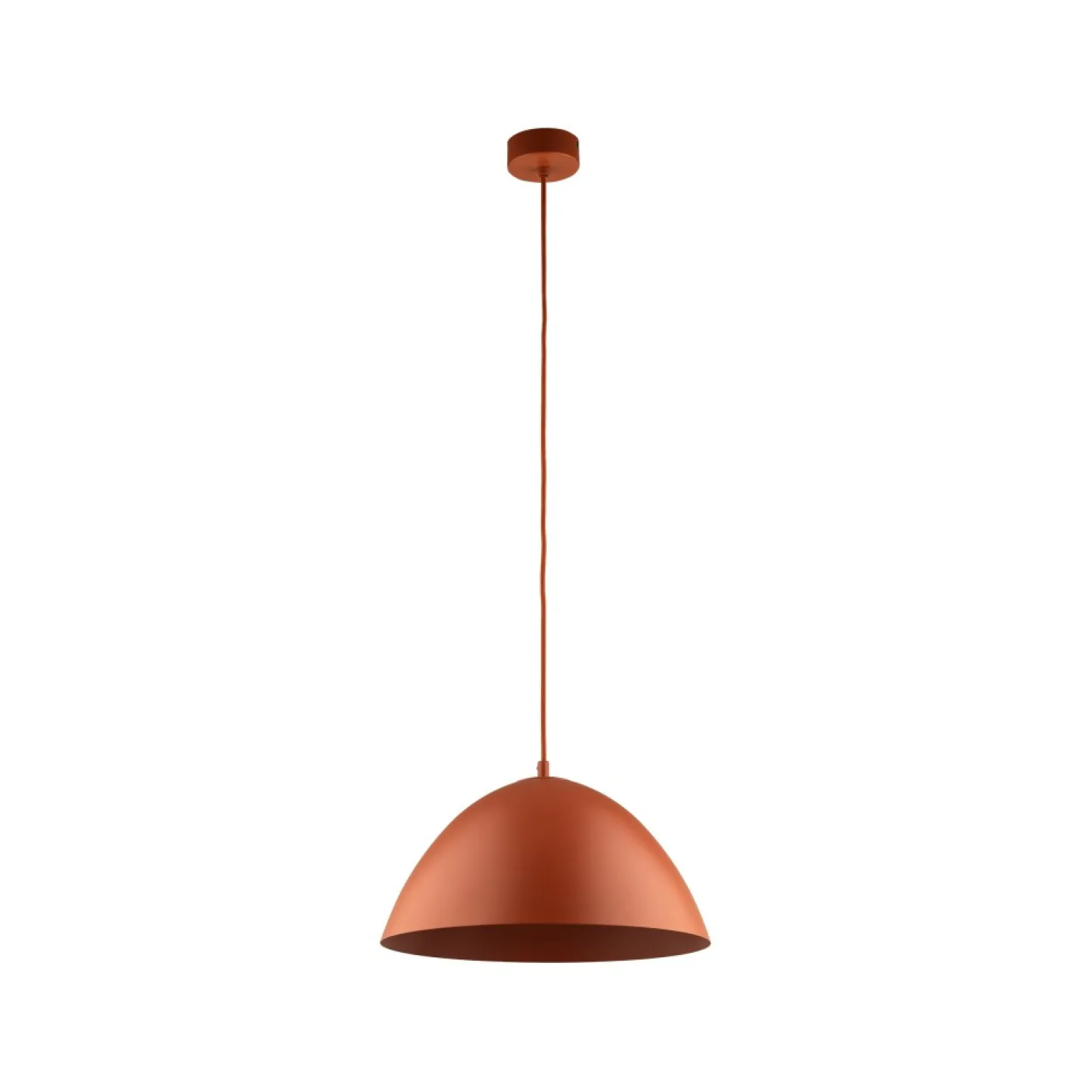 New Ceglana lampa wisząca - kopuła TK 10259 FARO BRICK | Kaja Oświetlenie Żyrandole Nowoczesne