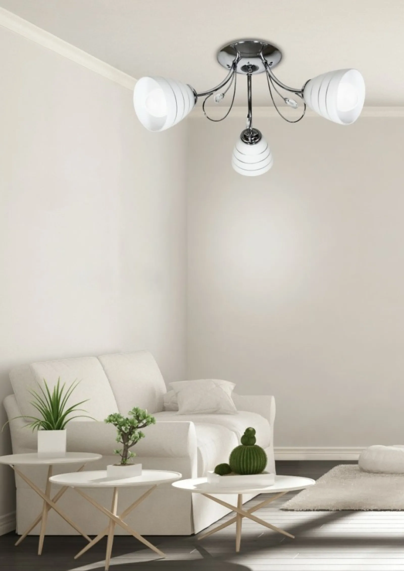 Sklep Kaja owana lampa sufitowa do sypialni 33-63847 SIMPLI | Kaja* Randole Tradycyjne