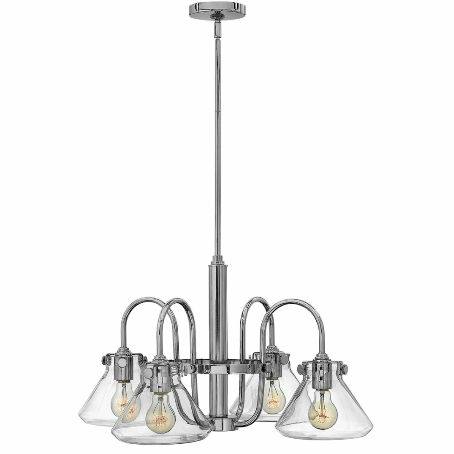 Sale owana lampa wisząca HK-CONGRESS4-A-CM z serii CONGRESS Żyrandole Nowoczesne