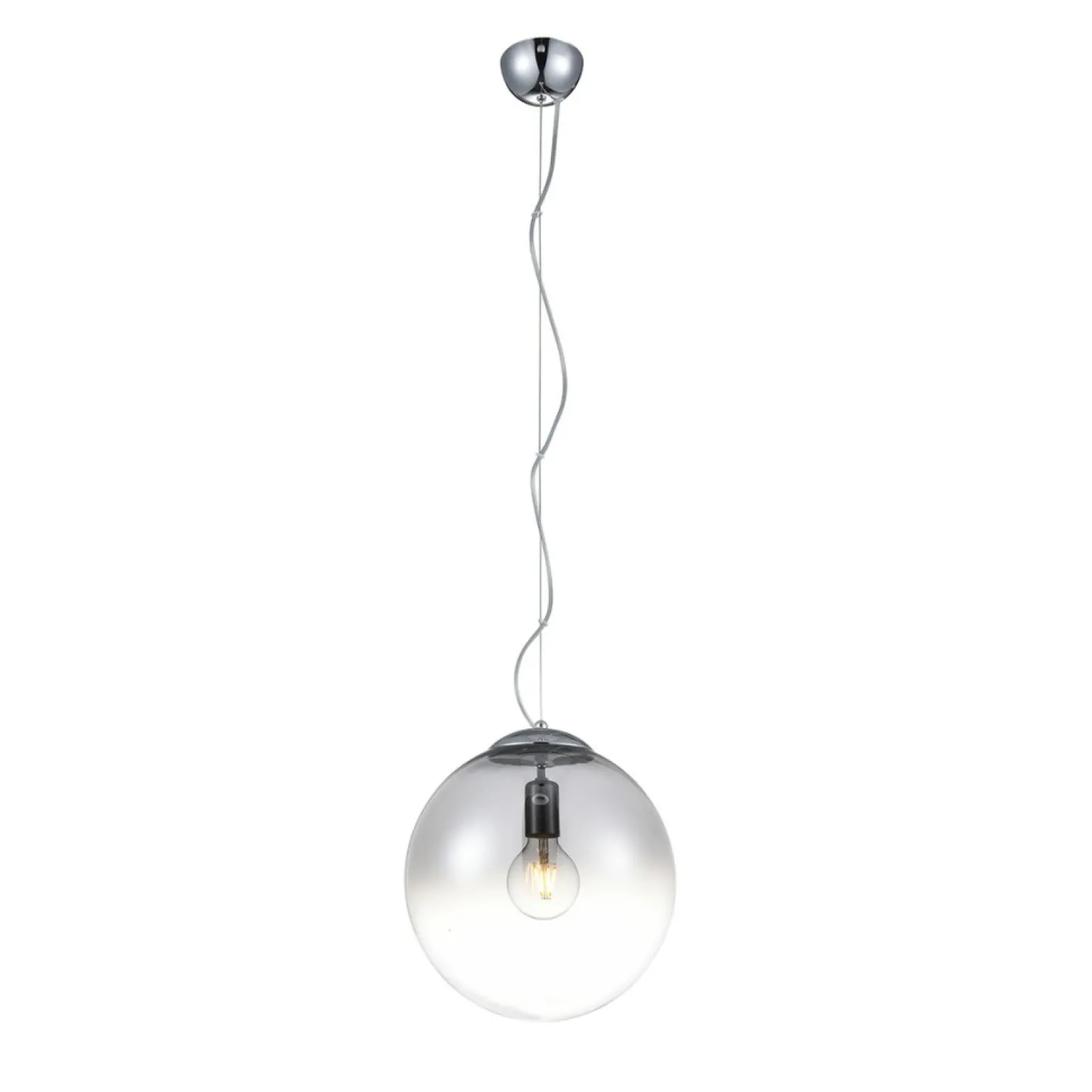 Clearance owana lampa wisząca z okrągłym kloszem AZ3106 IRIS | Kaja Żyrandole Nowoczesne