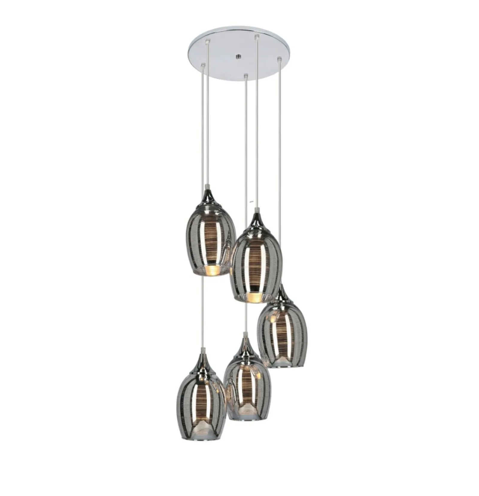 Sklep Kaja owana lampa z kaskadą kloszy 35-60198 MARINA | Kaja Oświetlenie* Randole Tradycyjne