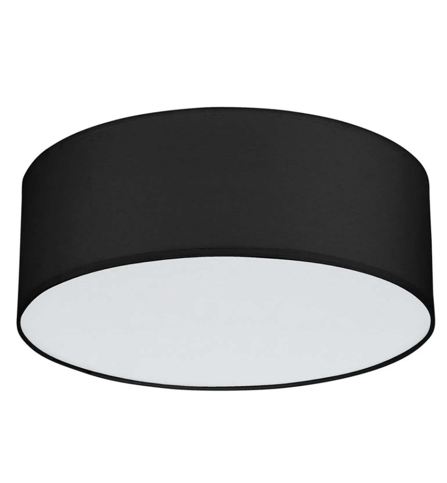 Fashion Czarna, abażurowa lampa sufitowa ⌀45cm TK 1088 RONDO | Kaja Żyrandole Nowoczesne