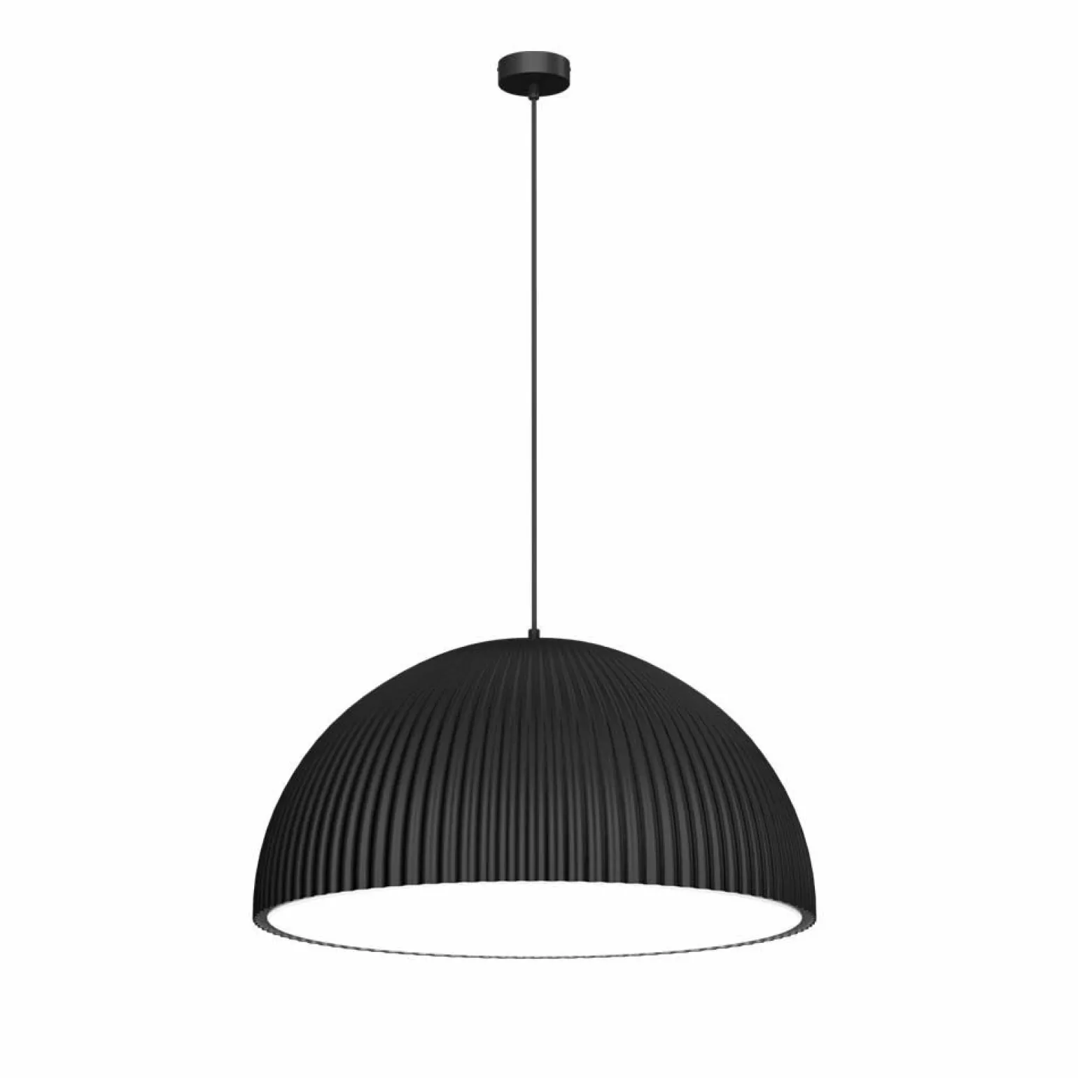 New Czarna, kopułowa lampa wisząca 60x30cm ANT 5024 GANDRA | Kaja Żyrandole Nowoczesne