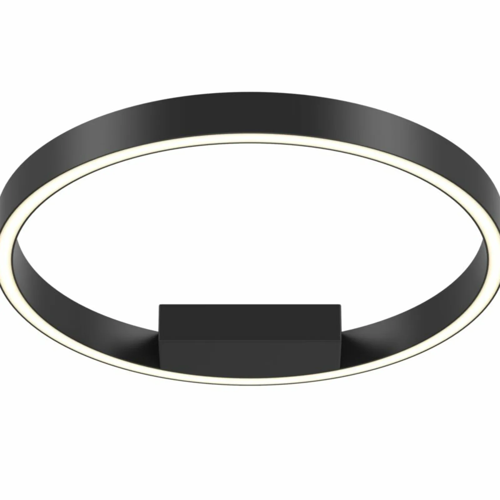 Sklep Kaja Czarna lampa sufitowa, moc 25W, Ø40cm MOD058CL-L25B4K z serii RIM* Lampy Led | Plafony Nowoczesne