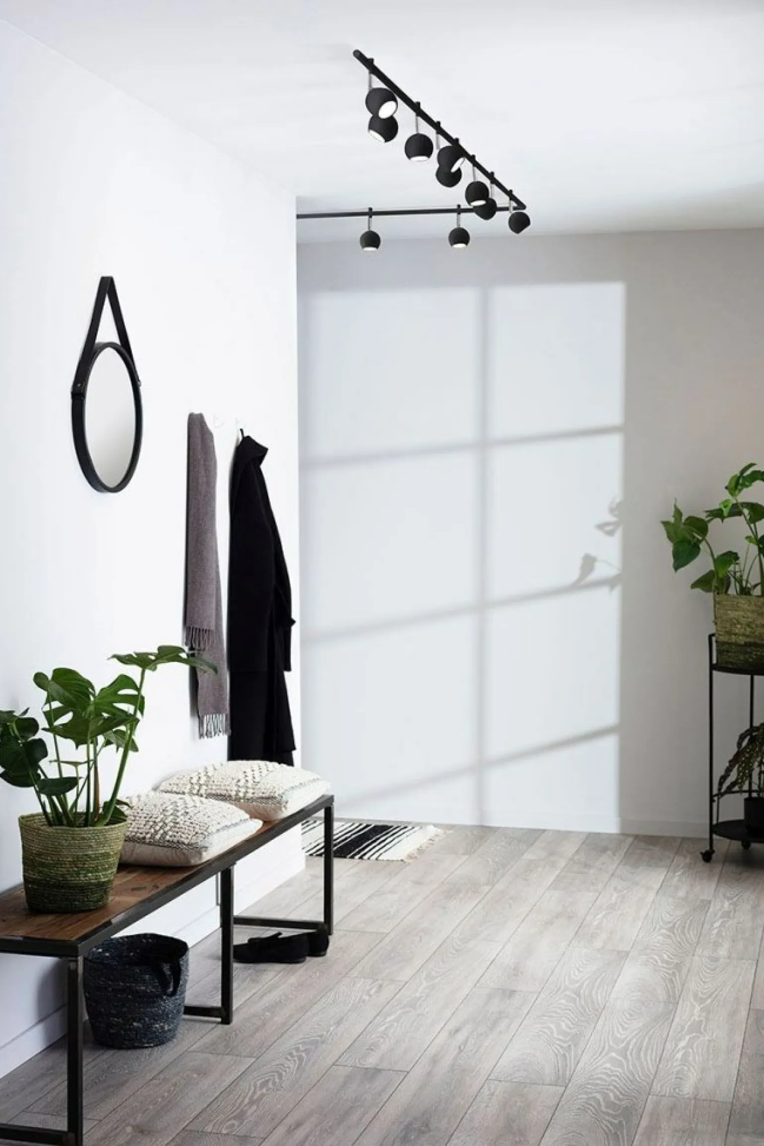 Discount Czarna lampa sufitowa z dwoma źródłami światła 107971 | Kaja Żyrandole Nowoczesne