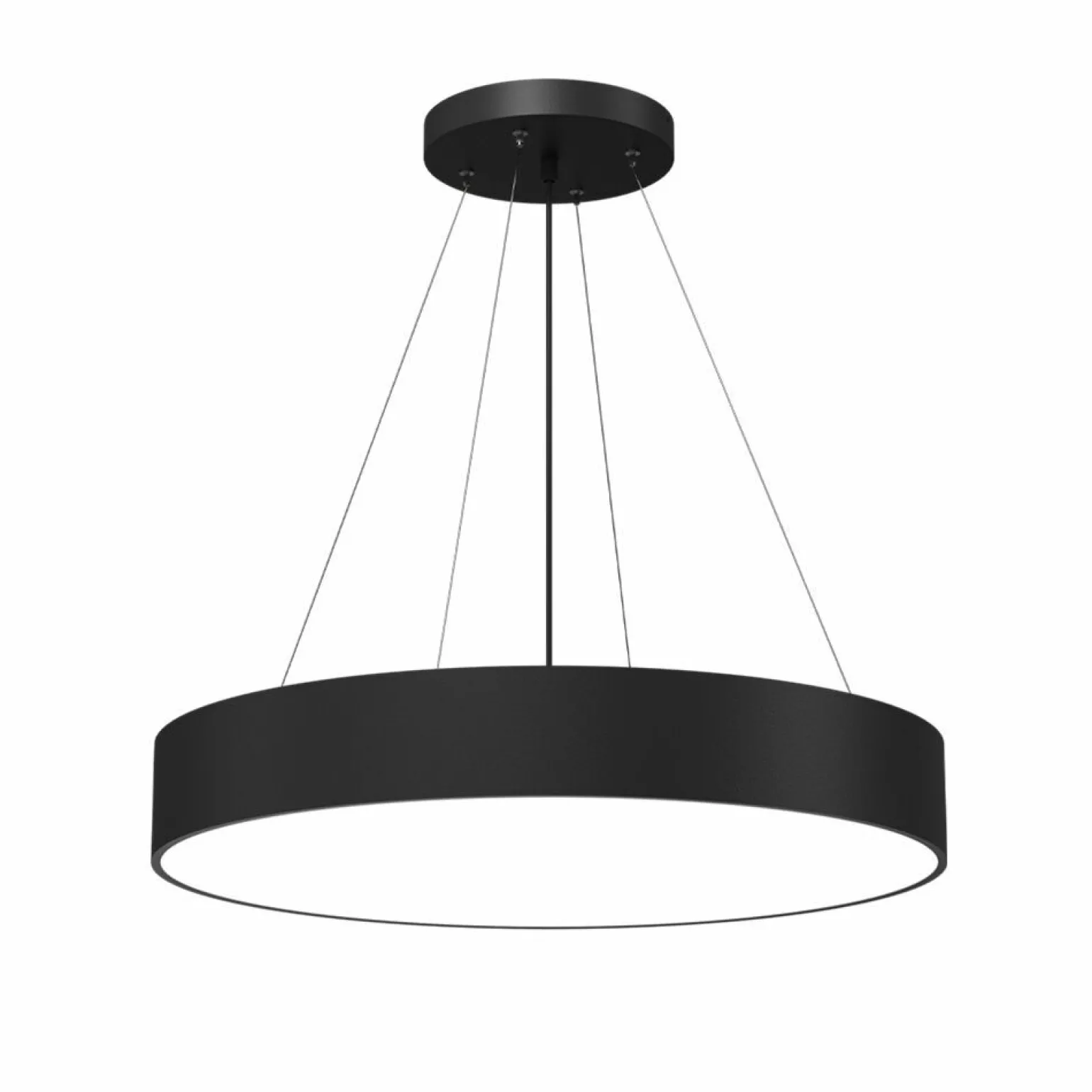 Flash Sale Czarna lampa wisząca do sypialni ⌀60cm ANT 5210 SENGO | Kaja Żyrandole Nowoczesne