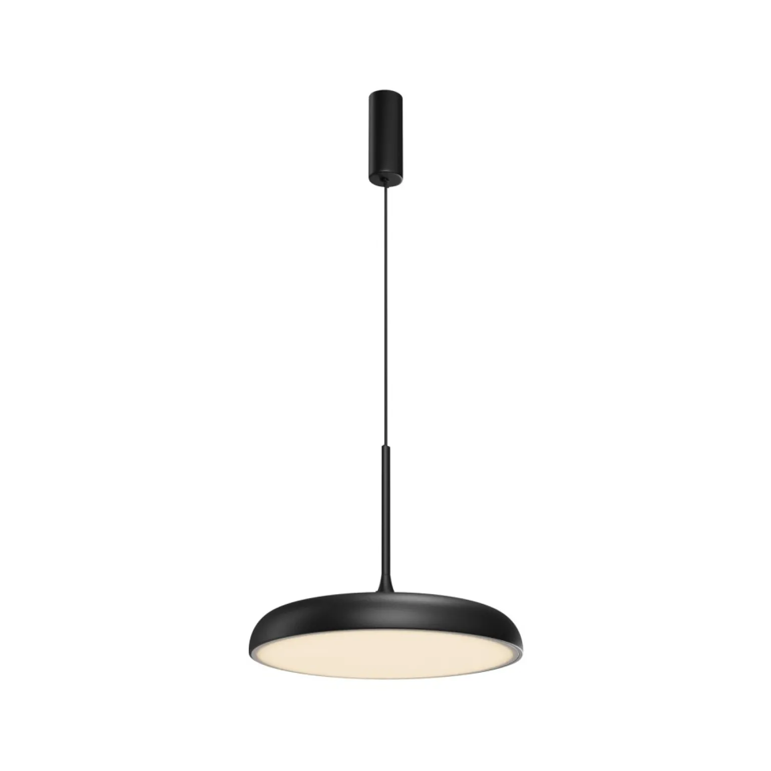 Discount Czarna lampa wisząca, LED moc 26W MOD189PL-L18B3K1 z serii GERHARD Żyrandole Nowoczesne