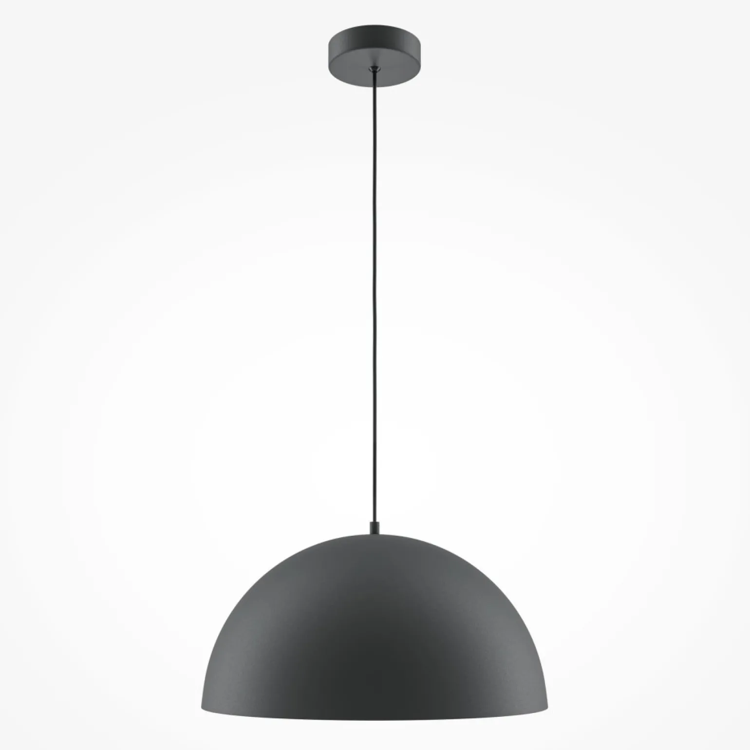 Discount Czarna lampa wisząca, półkole MOD168PL-01B z serii BASIC COLORS Żyrandole Nowoczesne