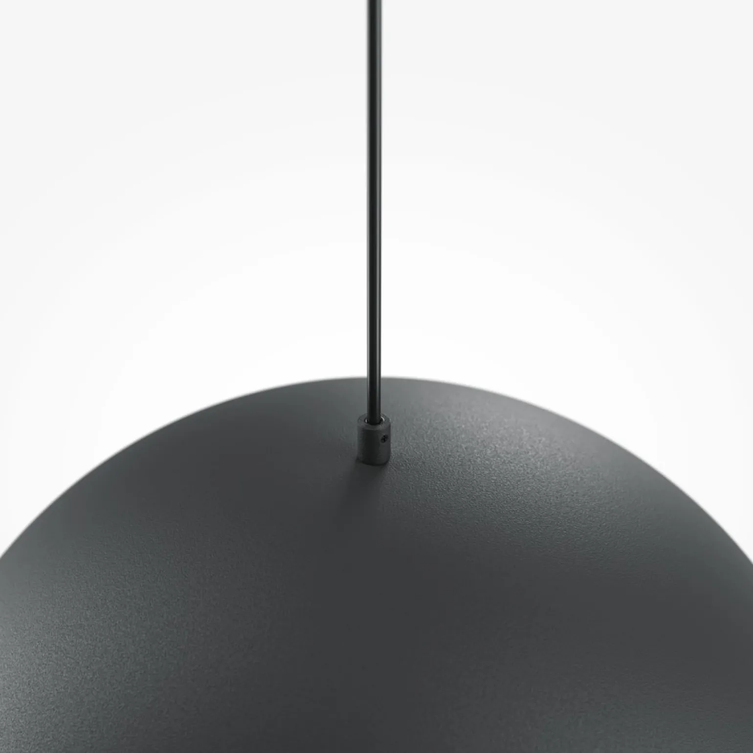 Discount Czarna lampa wisząca, półkole MOD168PL-01B z serii BASIC COLORS Żyrandole Nowoczesne
