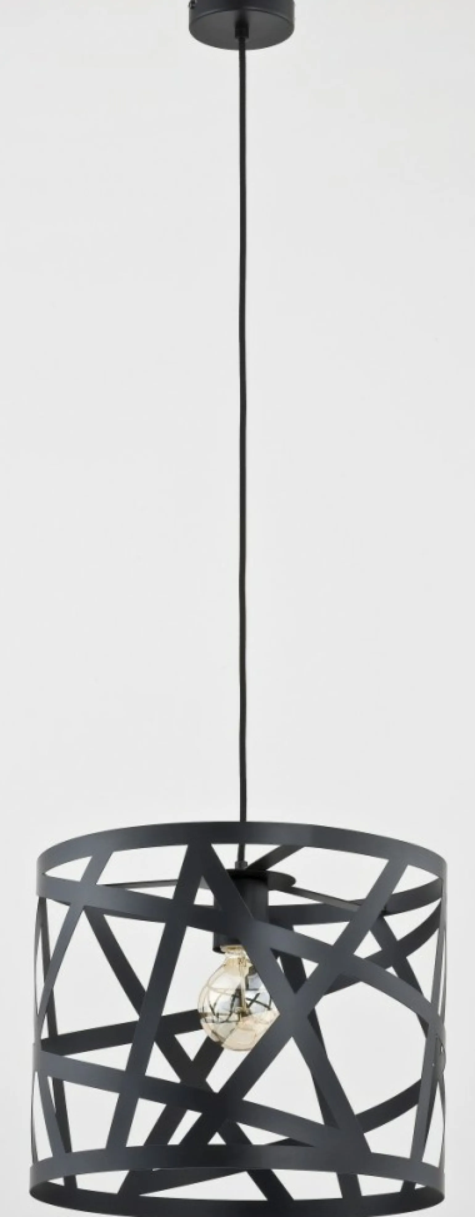 Online Czarna lampa wisząca z designerskim kloszem AL 60310 | Kaja Żyrandole Nowoczesne