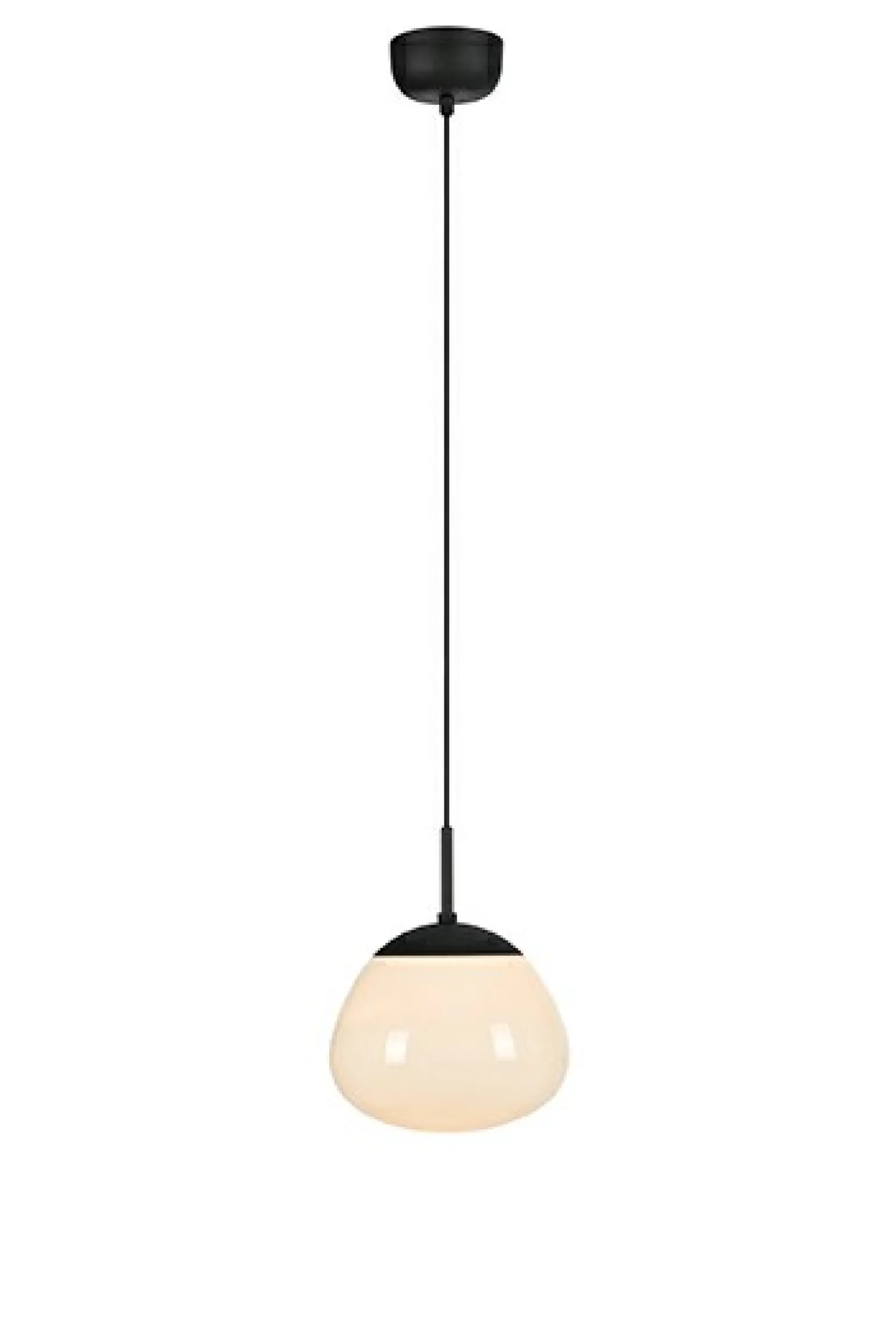 Sale Czarna lampa wisząca z gustownym kloszem 108295 | Kaja Oświetlenie Żyrandole Nowoczesne